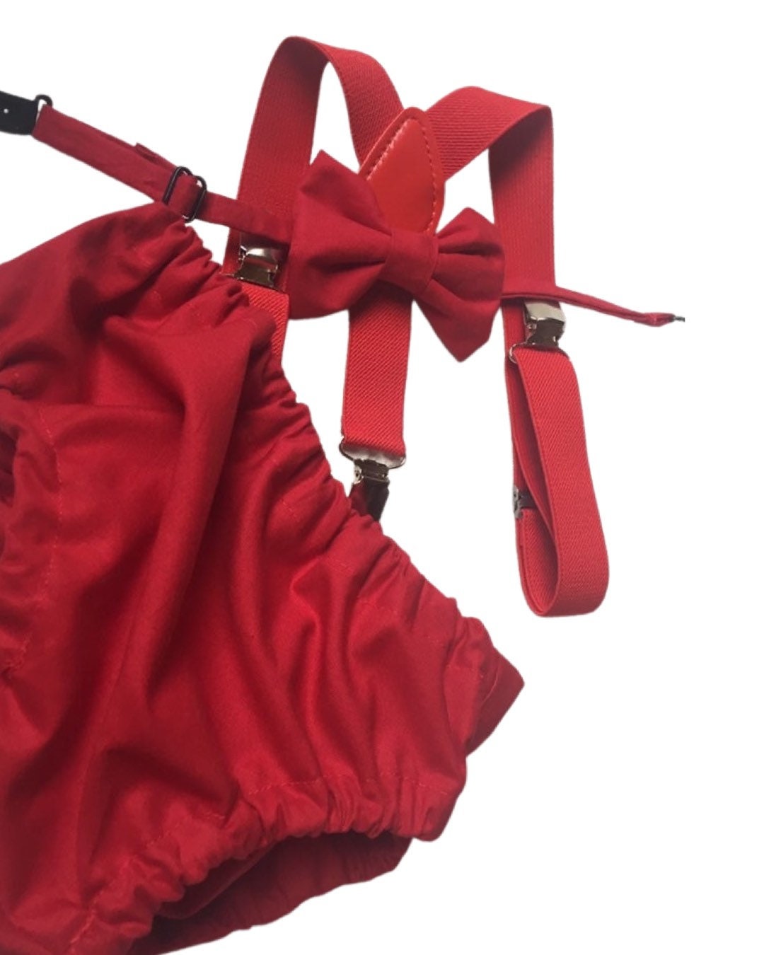 red cake smash outfit boy, red boys bow tie, red bow tie, smash cake outfit boy, red diaper cover bow tie, red baby bow tie, red suspenders