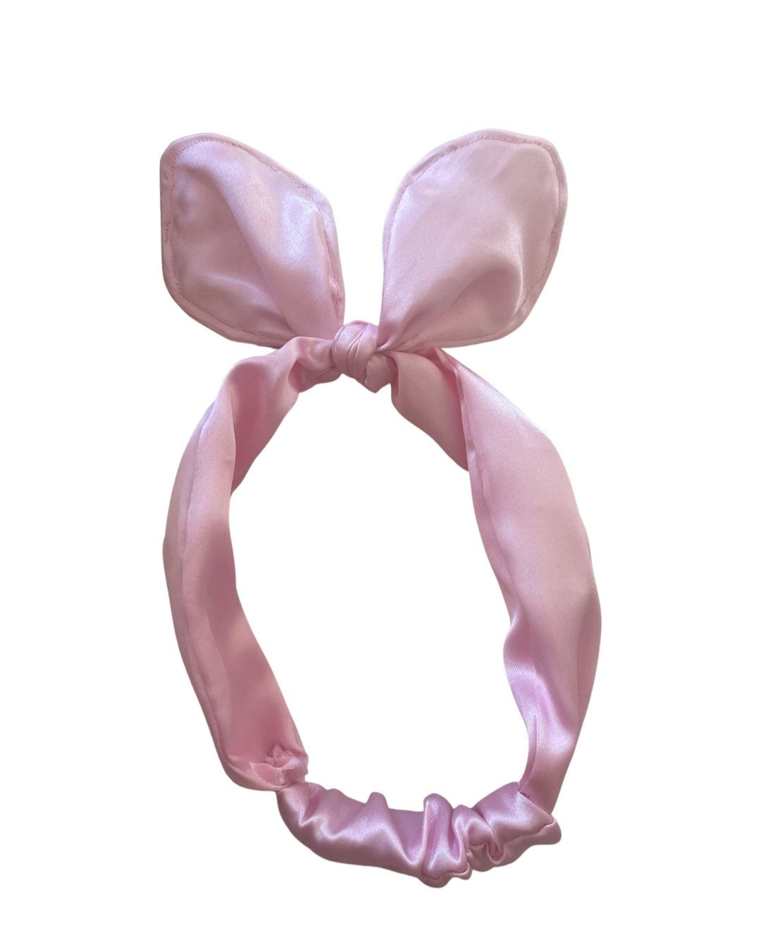 bunny ears headband, baby headband, flower headband, pink hair bow, photo shoot prop, easter headband, bunny hairband, pink floral bow