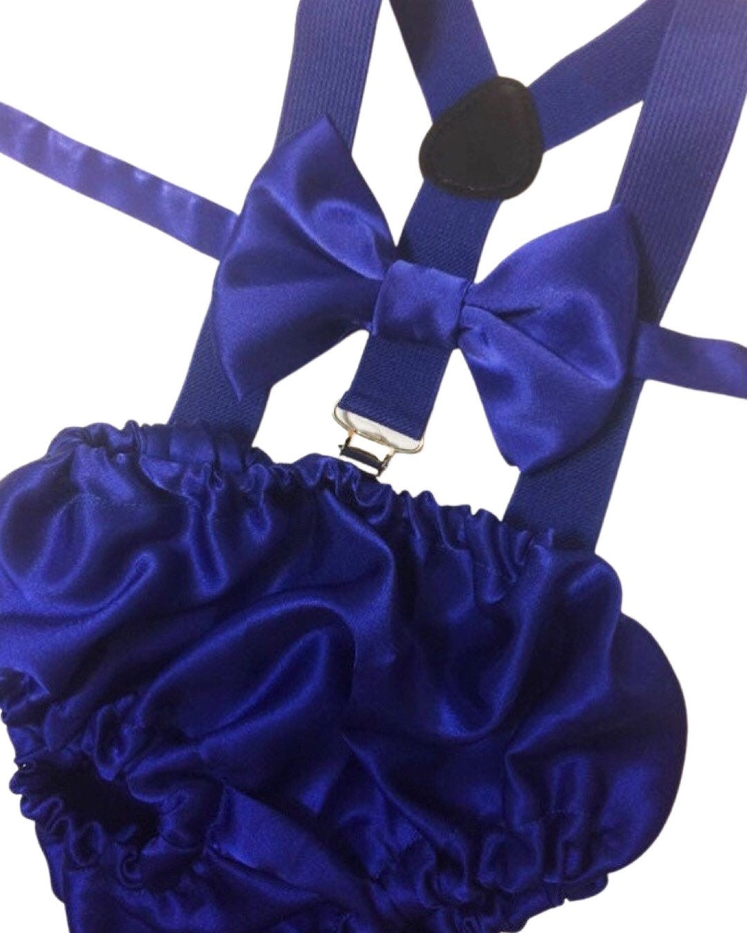 Cake Smash Outfit Boy Girl Set or buy the piece Royal Blue Diaper Cover BowTie Bow Tie Suspenders First Birthday 1st Nappy Cover Photo Prop
