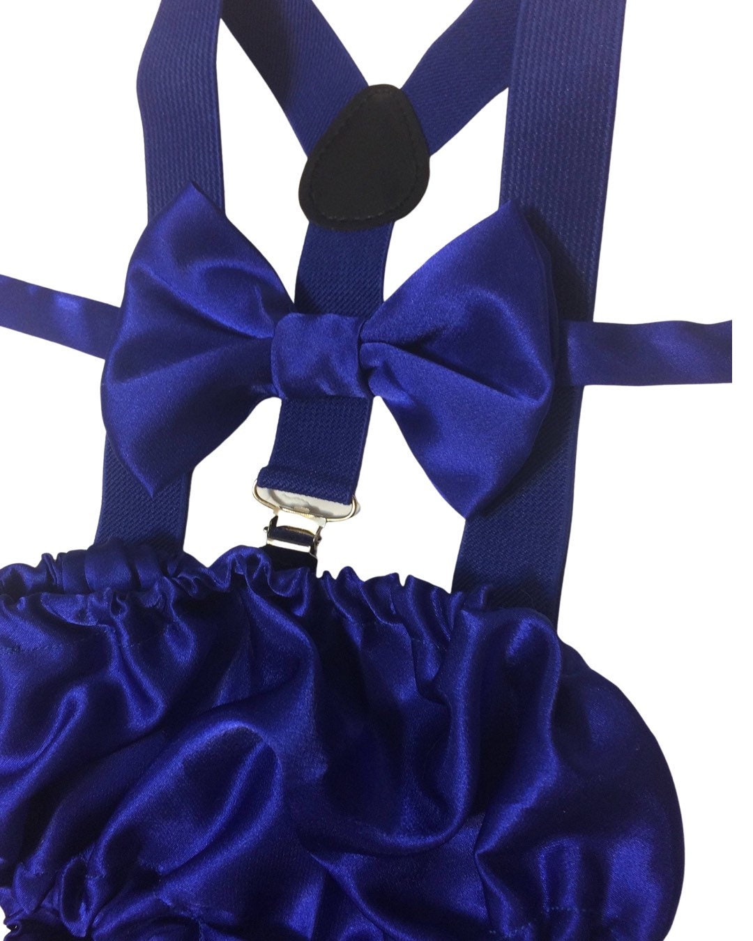 Cake Smash Outfit Boy Girl Set or buy the piece Royal Blue Diaper Cover BowTie Bow Tie Suspenders First Birthday 1st Nappy Cover Photo Prop