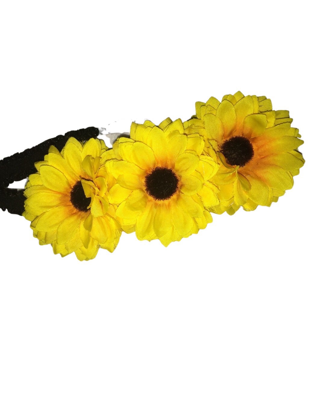 Sunflower headband, sunflower crown, Fall flower headband/crown, Fall photo shoot, wedding girl accessories, rustic wedding, felt sunflower