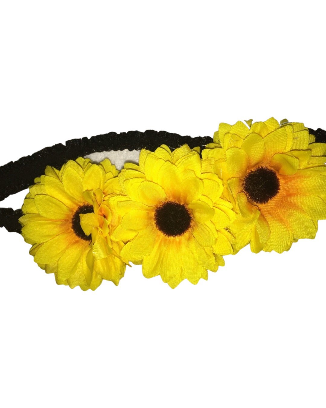 Sunflower headband, sunflower crown, Fall flower headband/crown, Fall photo shoot, wedding girl accessories, rustic wedding, felt sunflower