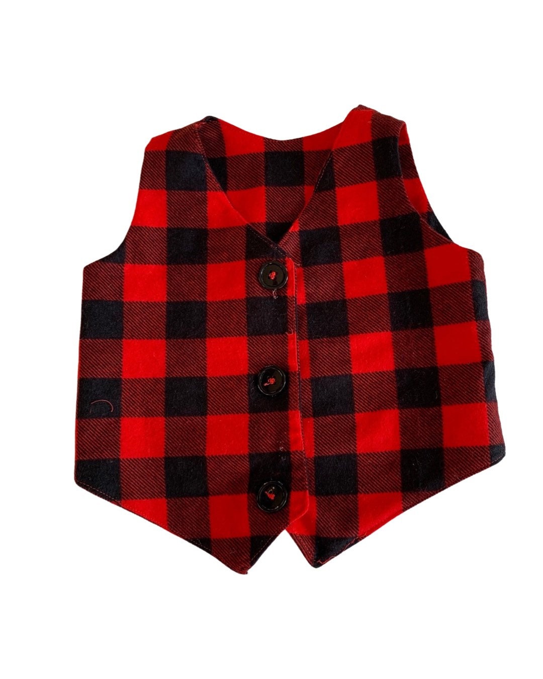 Buffalo plaid vest // kids vest // toddler vest // plaid vest // flannel vest // kids vest // flannel kids vest // boys plaid vest