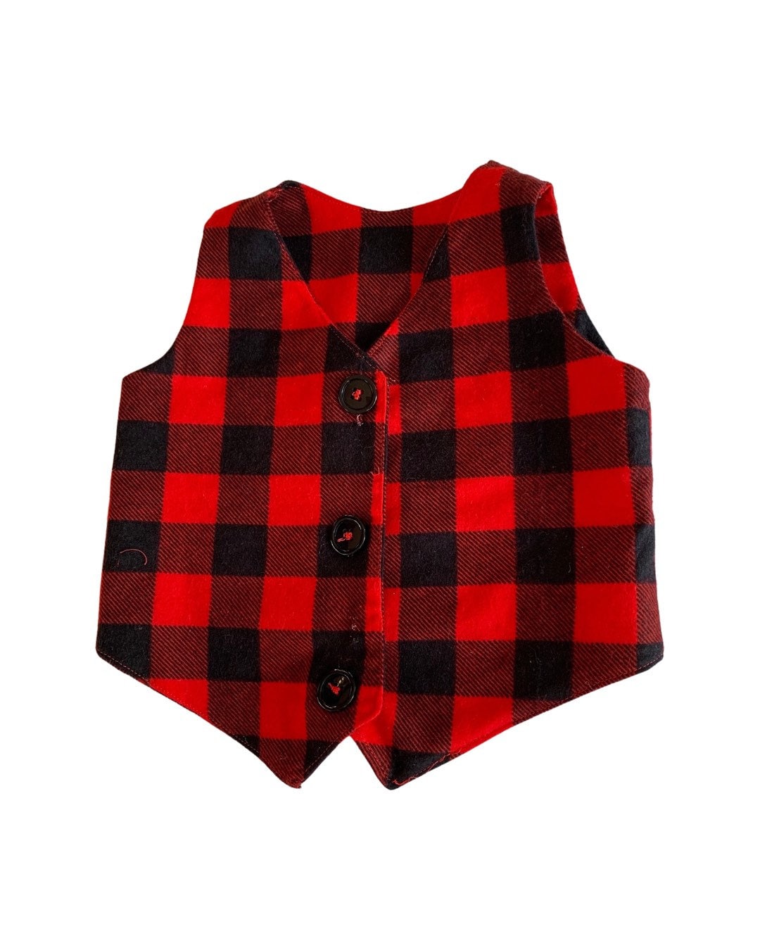 Buffalo plaid vest // kids vest // toddler vest // plaid vest // flannel vest // kids vest // flannel kids vest // boys plaid vest
