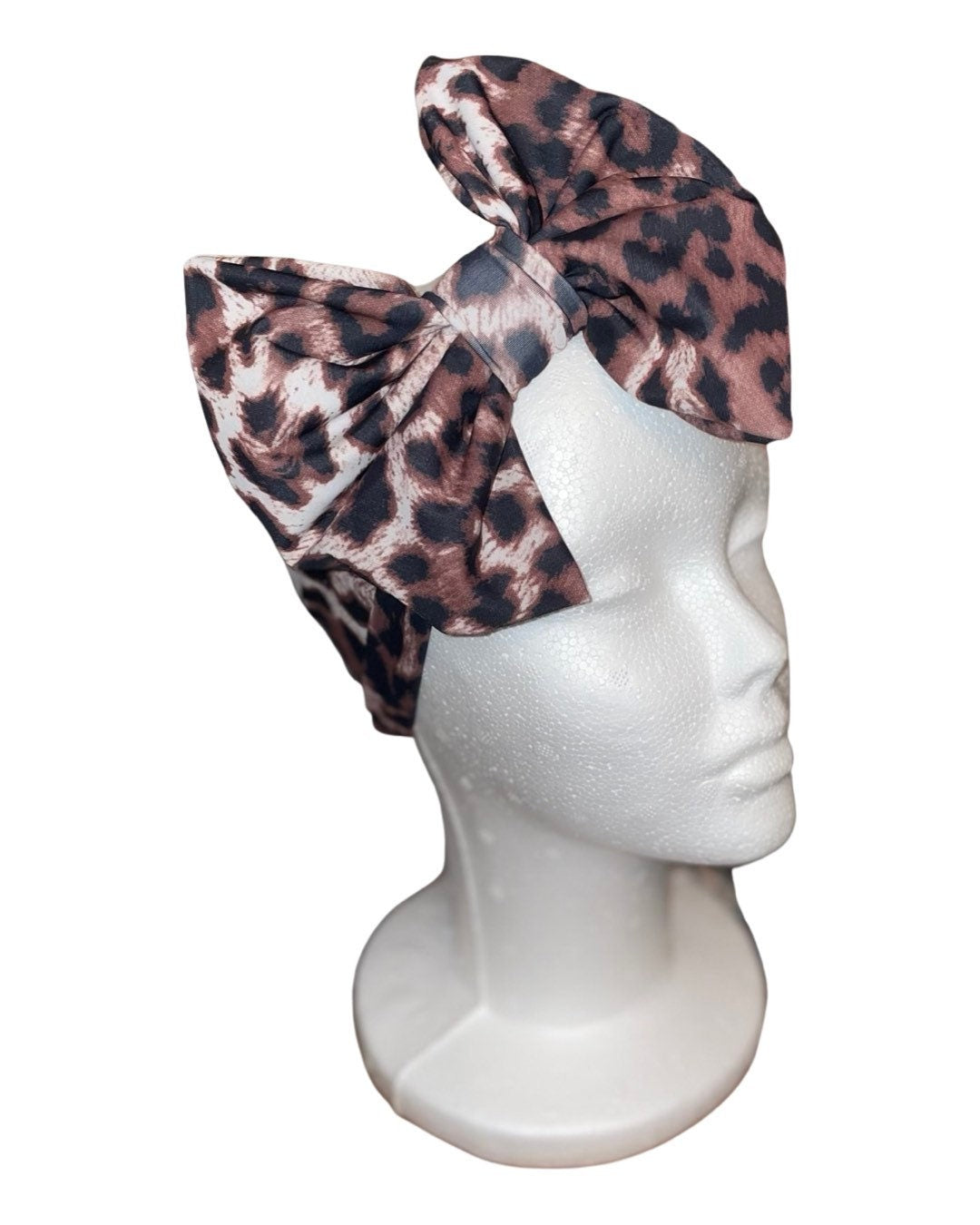 Leopard Print Fabric Bow | Fabric Bow | Baby Bow | Toddler Bow | Baby Headband | Hair Bow | Girls Hair Bow | Leopard Hair Bow | Leopard Bow