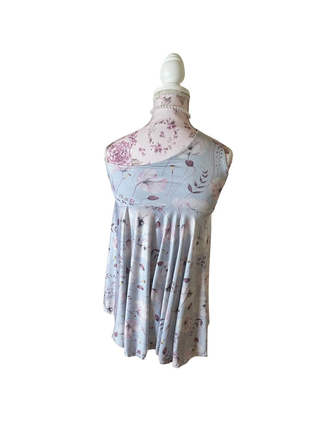 Blue floral Girl Dress, one shoulder, photoshoot Dress, Pink Baby Dress,Pink Suade Dress, Pink Princess Birthday Dress,Pageant girl dress