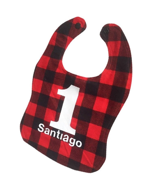 Baby Shower Gift | Burp Cloths Boy Girl| Buffalo Burp Cloths | Bibs and Burp Cloths | Plaid Burp Cloths | New Baby Gift | Monogram bib