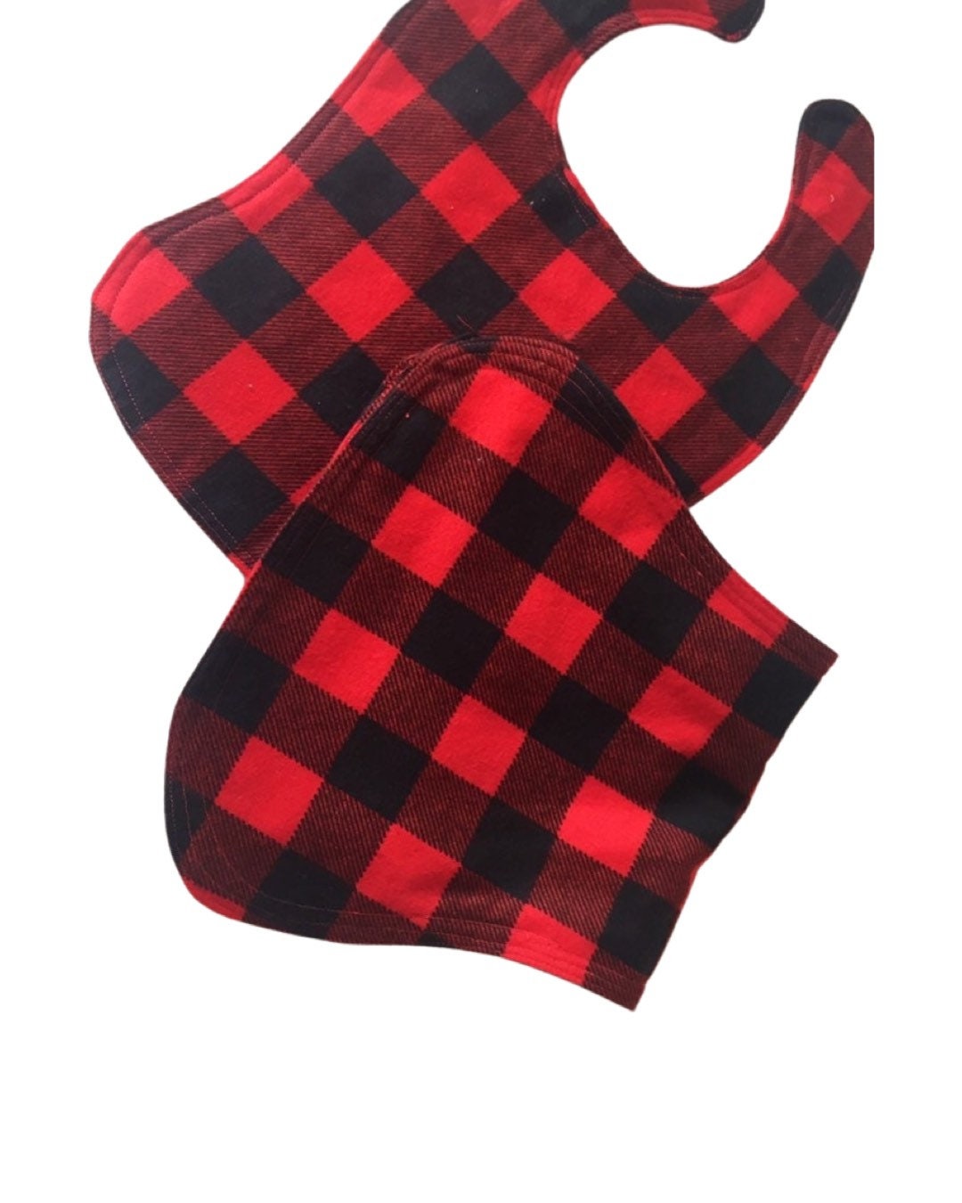 Baby Shower Gift | Burp Cloths Boy Girl| Buffalo Burp Cloths | Bibs and Burp Cloths | Plaid Burp Cloths | New Baby Gift | Monogram bib
