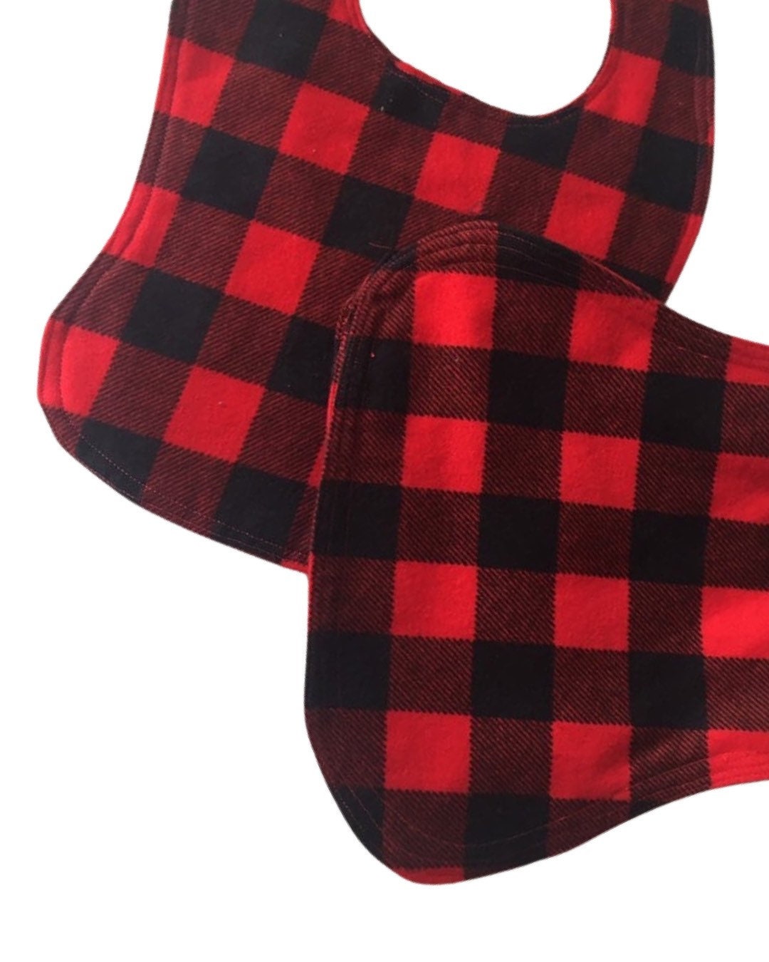 Baby Shower Gift | Burp Cloths Boy Girl| Buffalo Burp Cloths | Bibs and Burp Cloths | Plaid Burp Cloths | New Baby Gift | Monogram bib