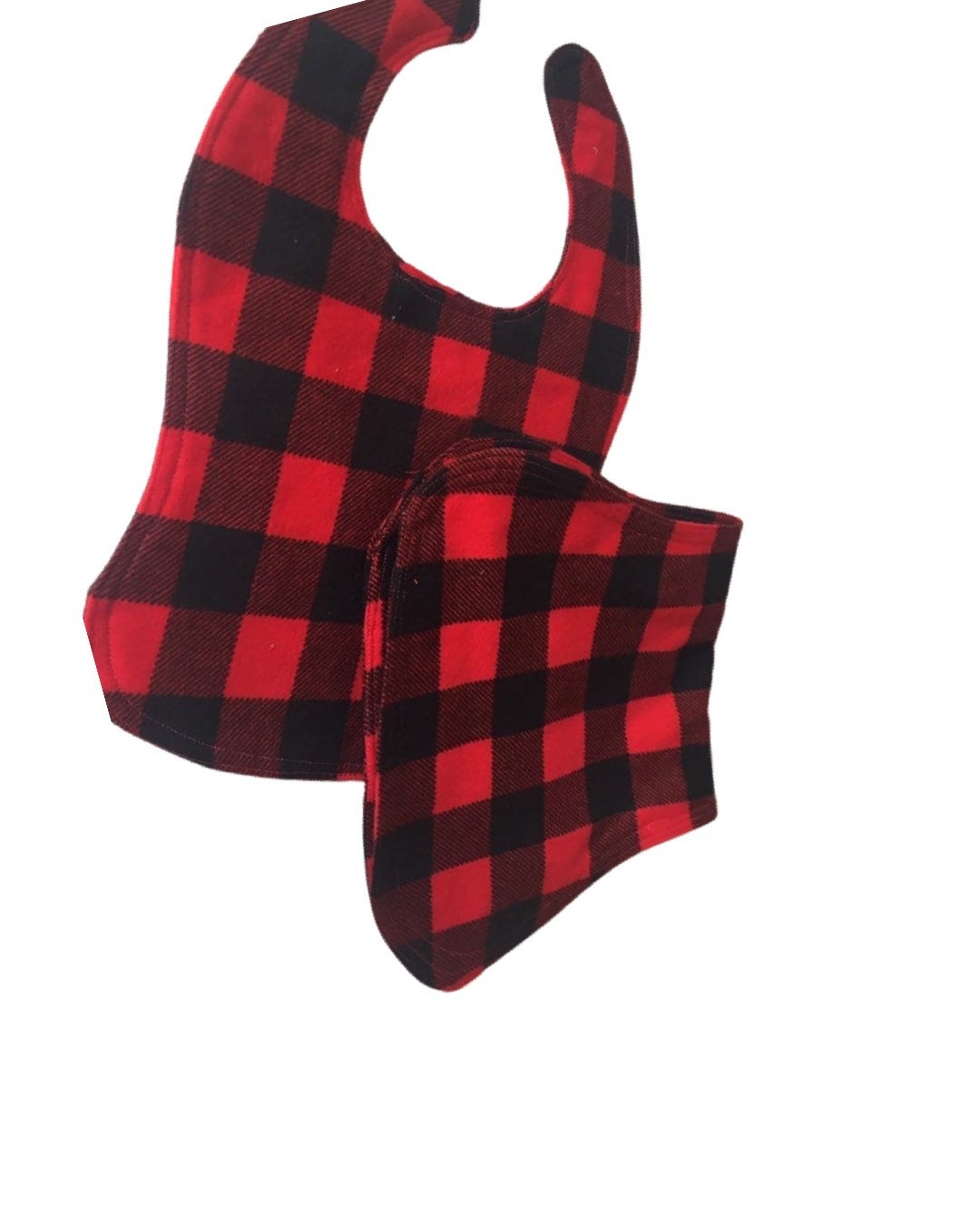 Baby Shower Gift | Burp Cloths Boy Girl| Buffalo Burp Cloths | Bibs and Burp Cloths | Plaid Burp Cloths | New Baby Gift | Monogram bib