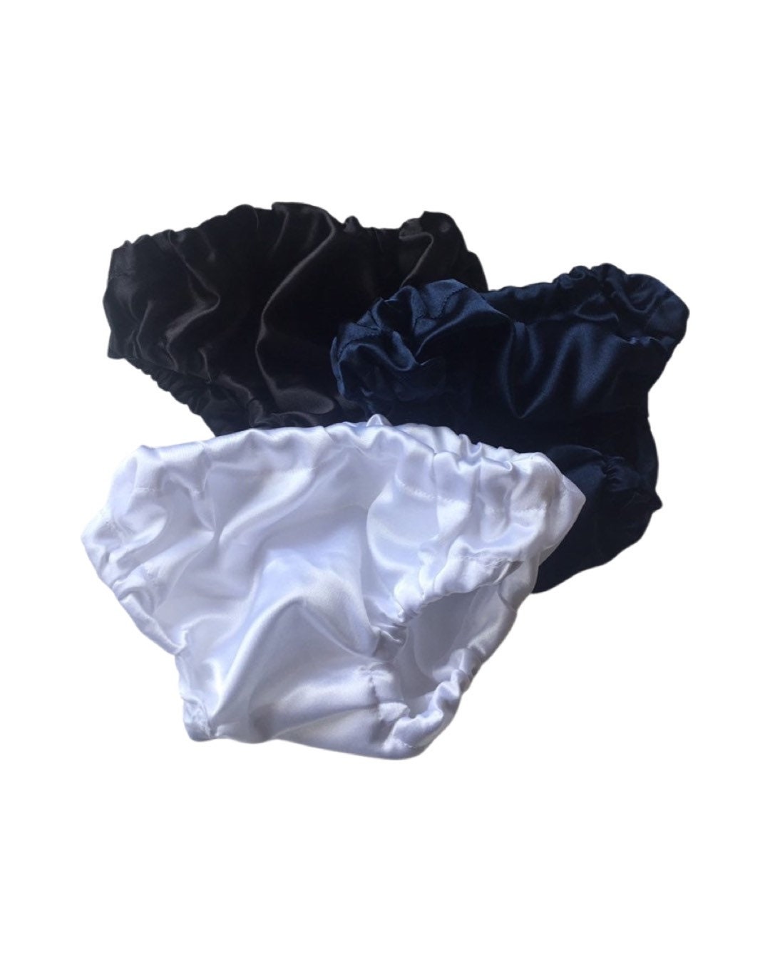 Baby girl bloomers SET OF 3, satin bloomers, baby bloomers - satin fabric - satin diaper cover- plain diaper cover - satin bottoms
