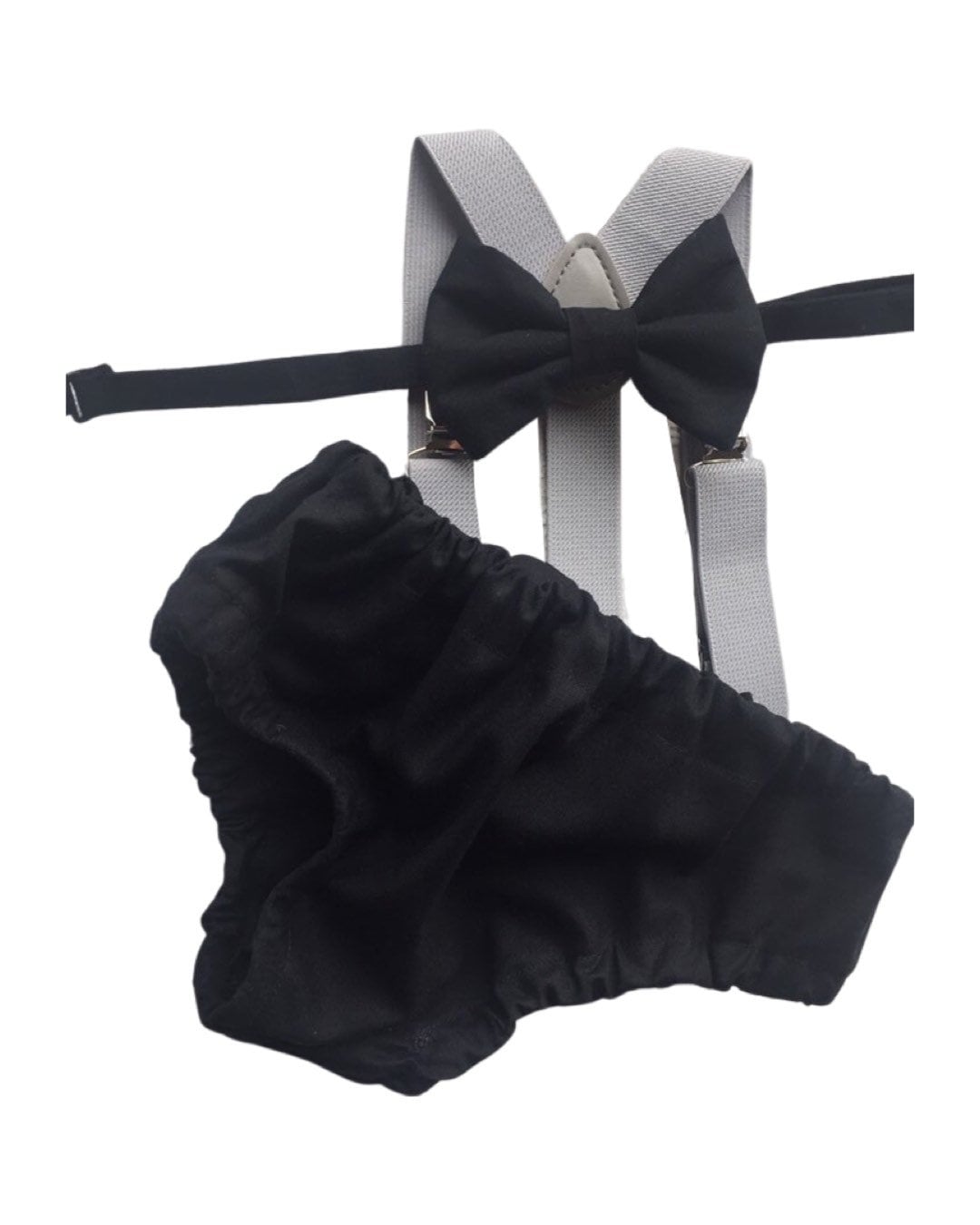 Cake Smash Boy Outfit, Black and blue 1st Birthday Boy, Black Diaper Cover, Bowtie, Suspender, blue suspenders, First Birthday Boy, Boys 1st