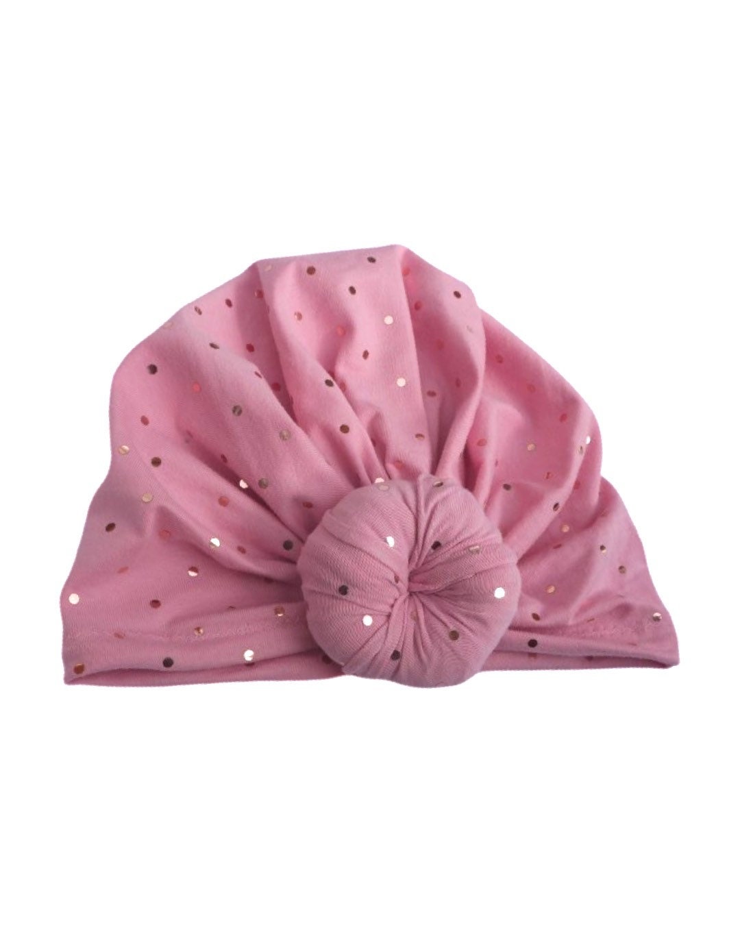 Pink Sparkle Top Knot Turban – Mommy & Me Set