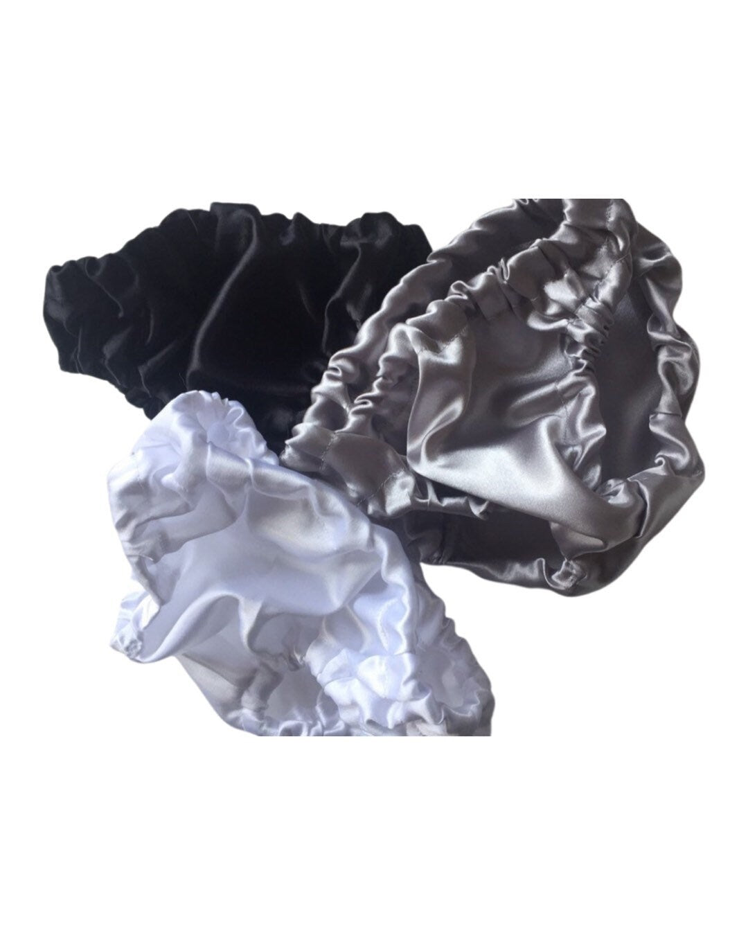 Baby girl bloomers SET OF 3, satin bloomers, baby bloomers - satin fabric - satin diaper cover- plain diaper cover - satin bottoms