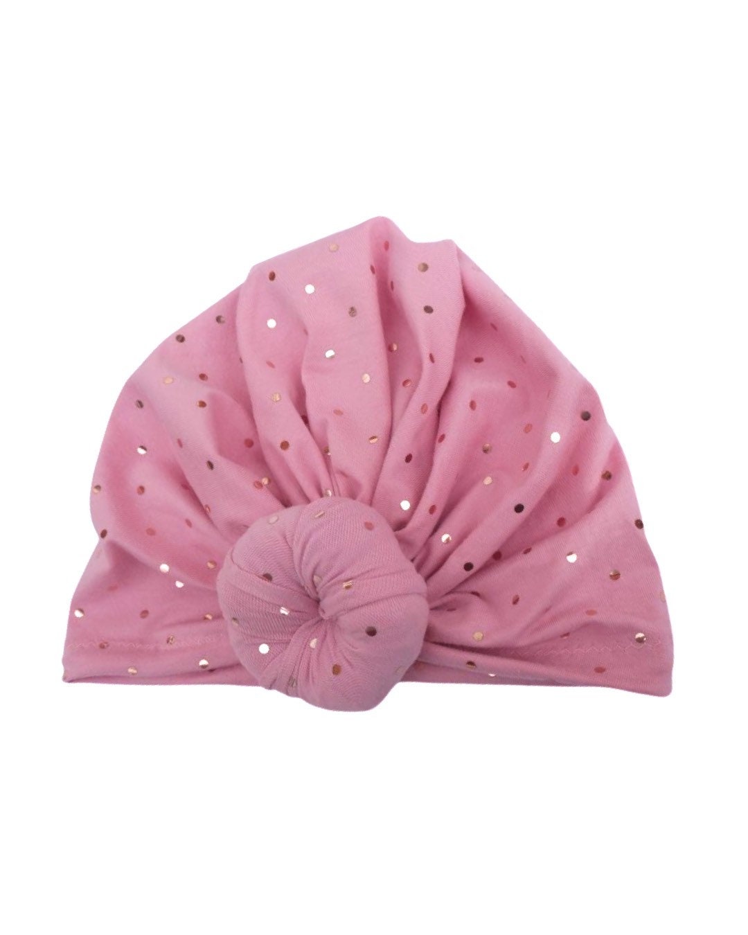 Pink Sparkle Top Knot Turban – Mommy & Me Set