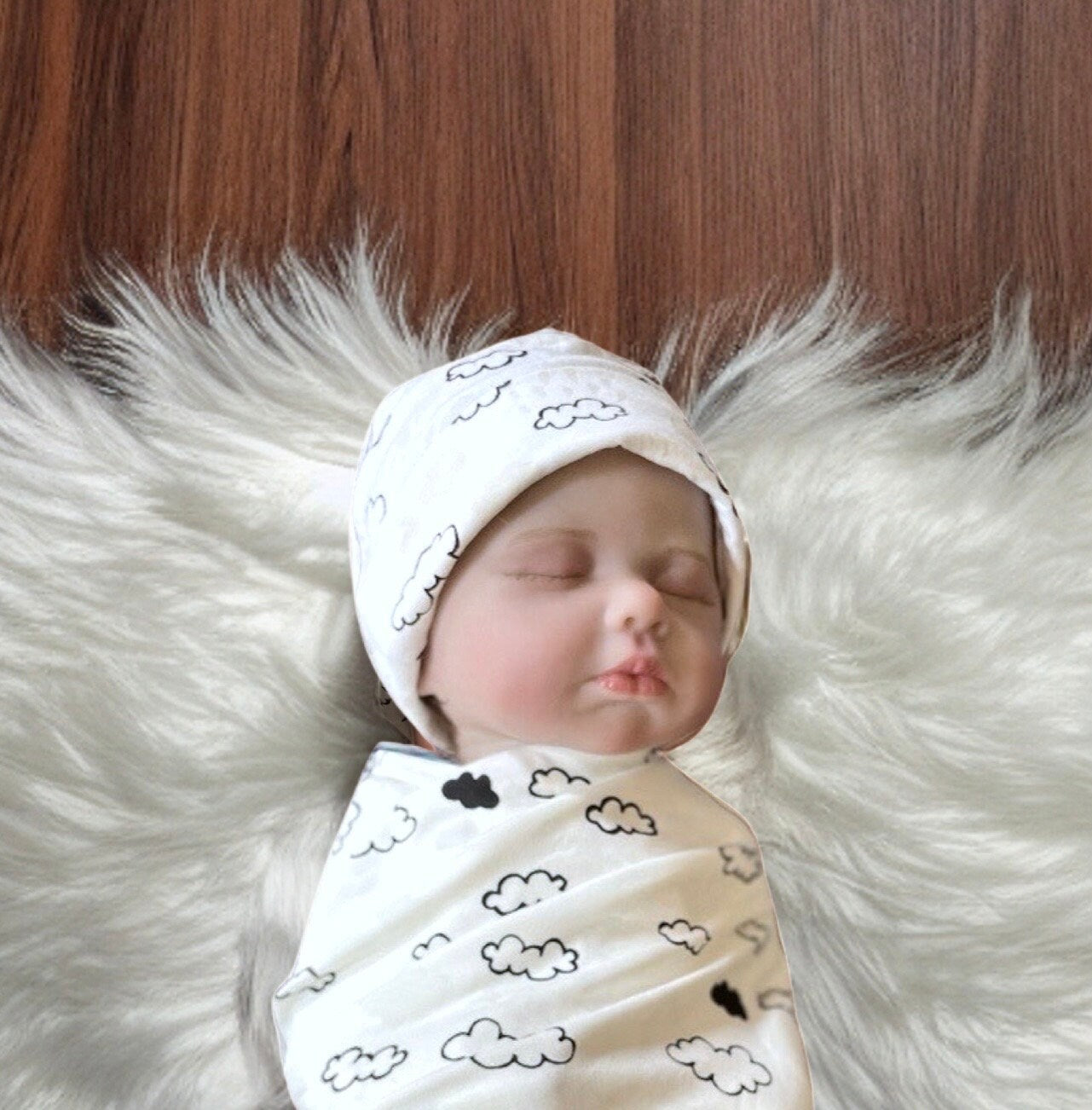 Rainbow Baby Swaddle Blanket, Newborn Girl boy swaddle  Hat, Rainbow Blanket, Swaddle Blanket, infant Girl, Swaddle Stretchy Knit Swaddle