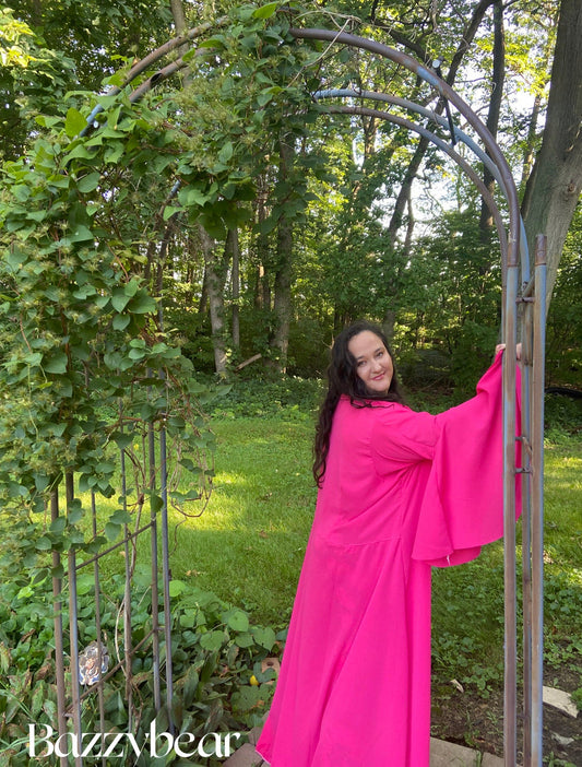 Women's Boho Kimono Duster, Light weight Crepe Stylish Long Duster, Open Kimono Cardigan, Plus Size Kimono Duster