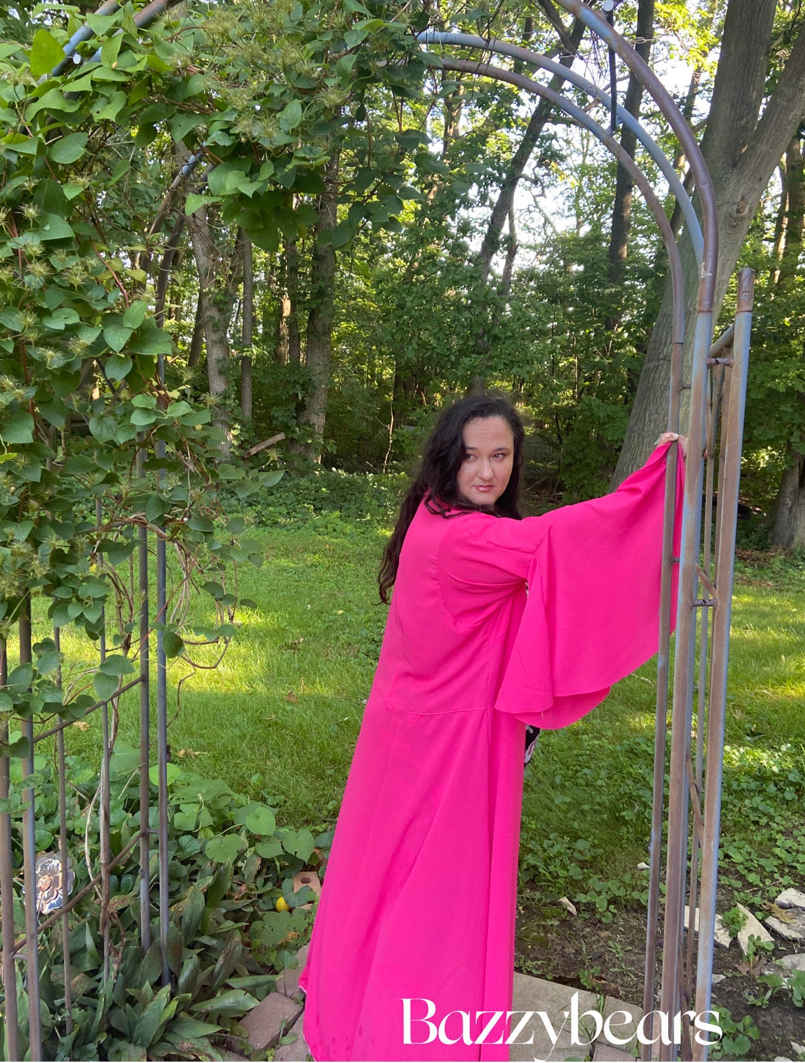 Women's Boho Kimono Duster, Light weight Crepe Stylish Long Duster, Open Kimono Cardigan, Plus Size Kimono Duster