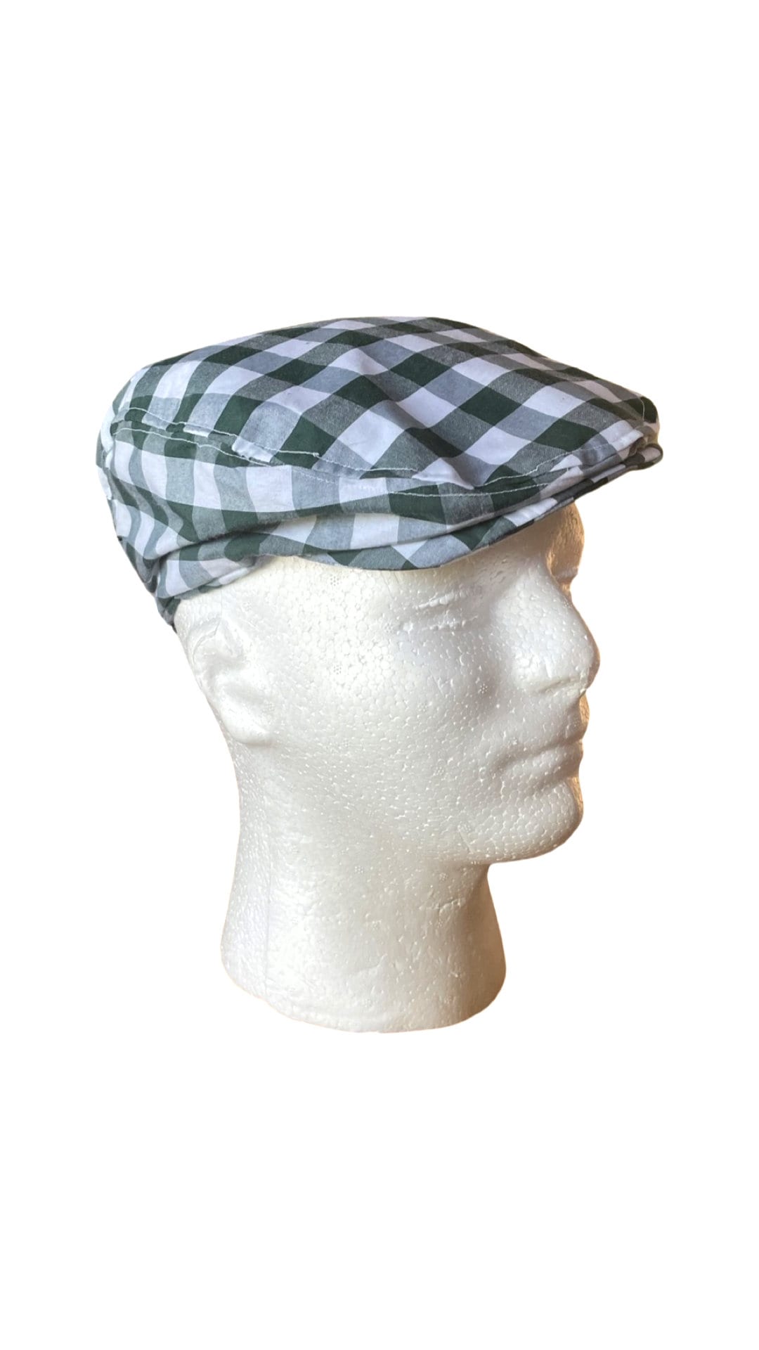 Plaid Linen Duckbill Mens Summer Flat Cap Cabbie Ivy League Driving Bicycle Gatsby Duffer Bunnet Crook Cheese-Cutter Jeff Scally Joao