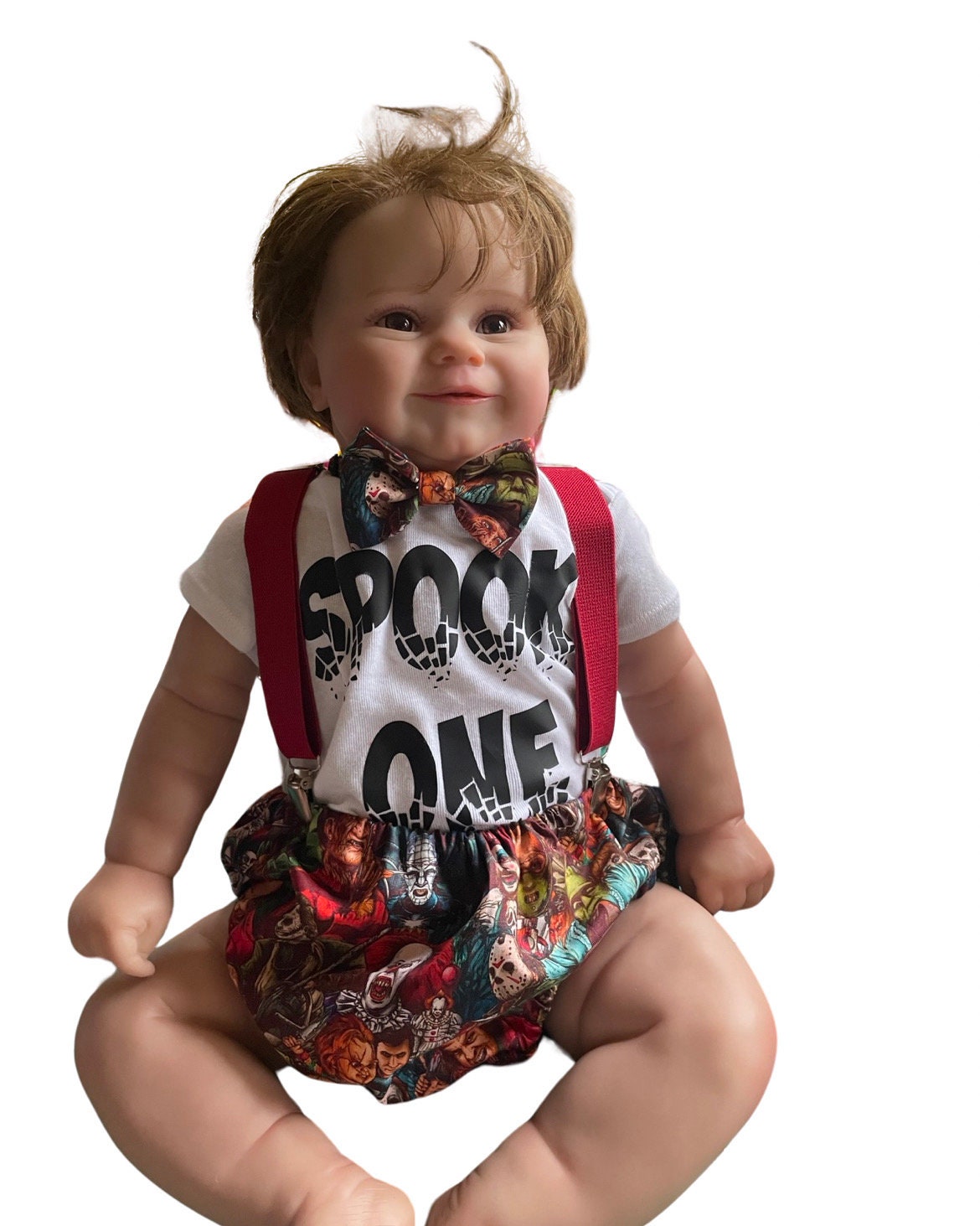 1st Birthday boy cake smash Outfit Bow tie bloomers Suspenders halloween cake smash, boy outfit,bloomers,diaper cover, spiderweb cake smash