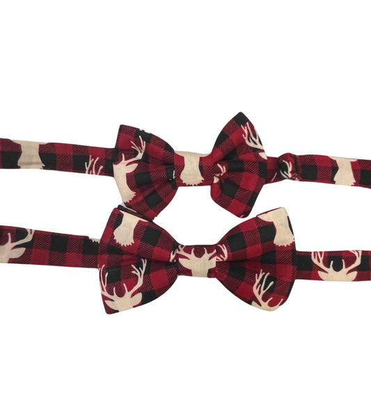Buffalo Plaid Bow Tie • Dog Bowtie • Fall/Winter Bow Tie • Cat Bow Ties • Bow Tie • Bowtie • Bow Ties • Buffalo Plaid • Dog Neck Wear •