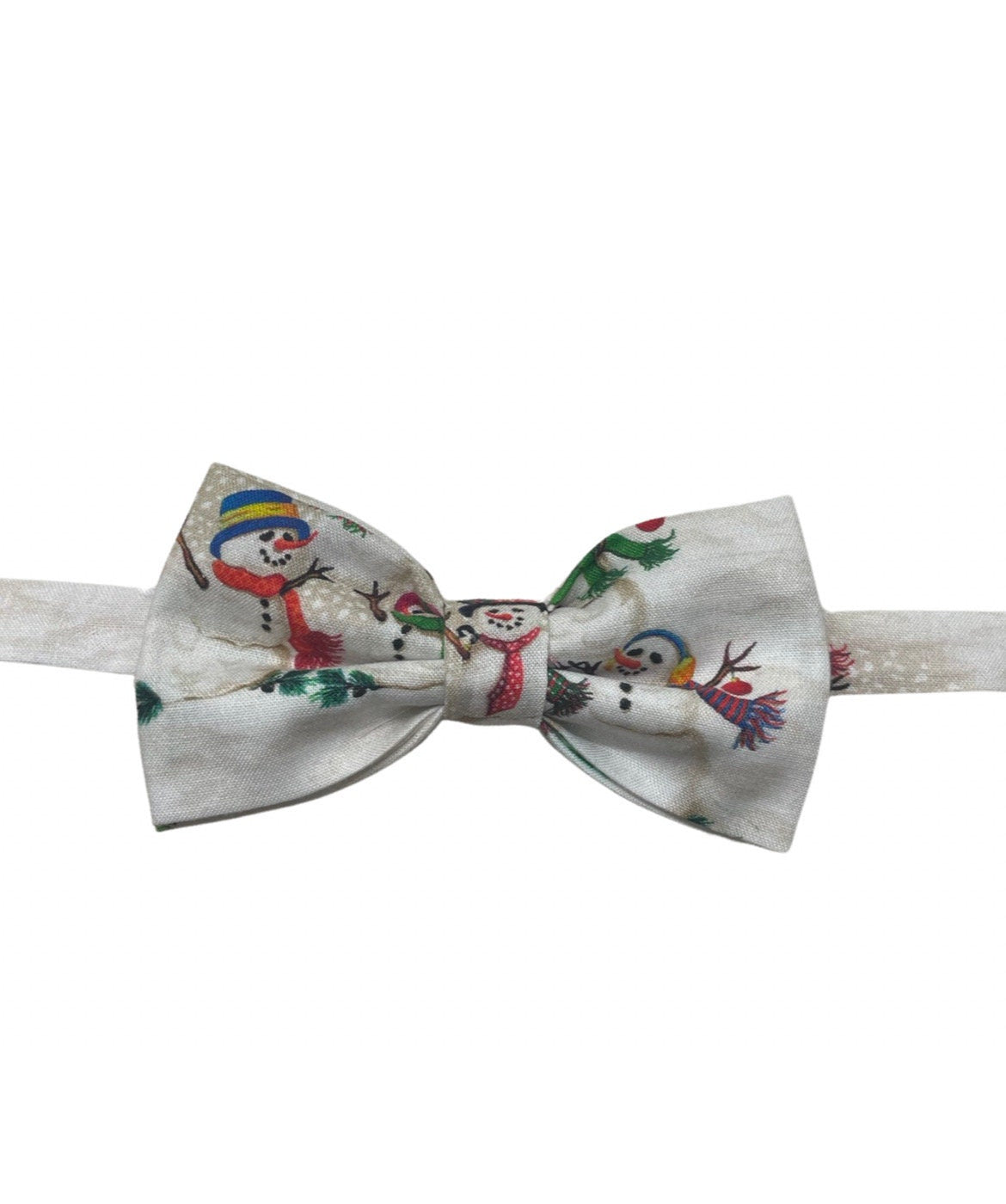 Black White Snowman Snow Man Xmas Christmas Cotton Bow tie Bowtie for Men Adult / Youth Teenage / Boy Kids / Toddler Baby Infant