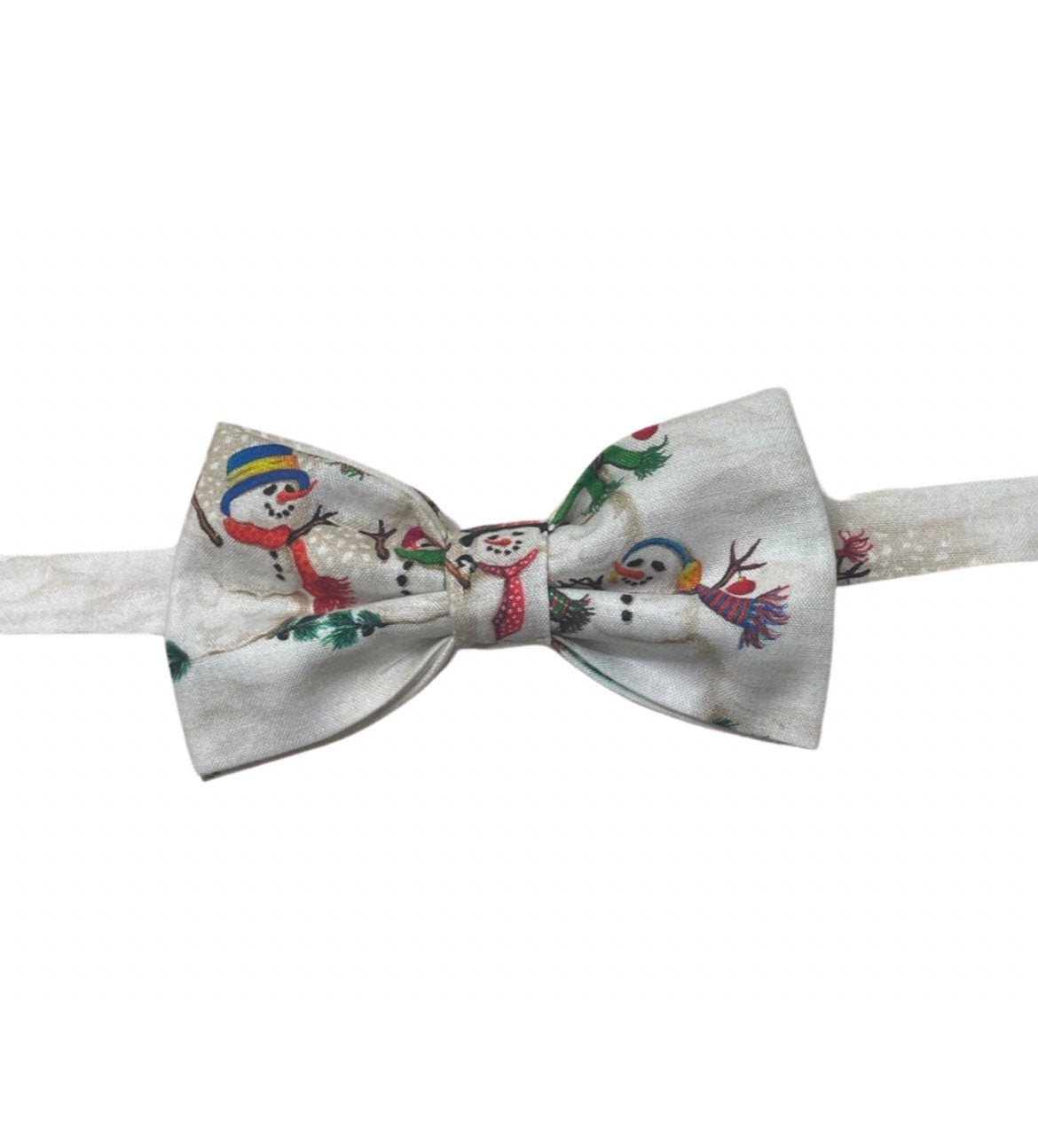 Black White Snowman Snow Man Xmas Christmas Cotton Bow tie Bowtie for Men Adult / Youth Teenage / Boy Kids / Toddler Baby Infant