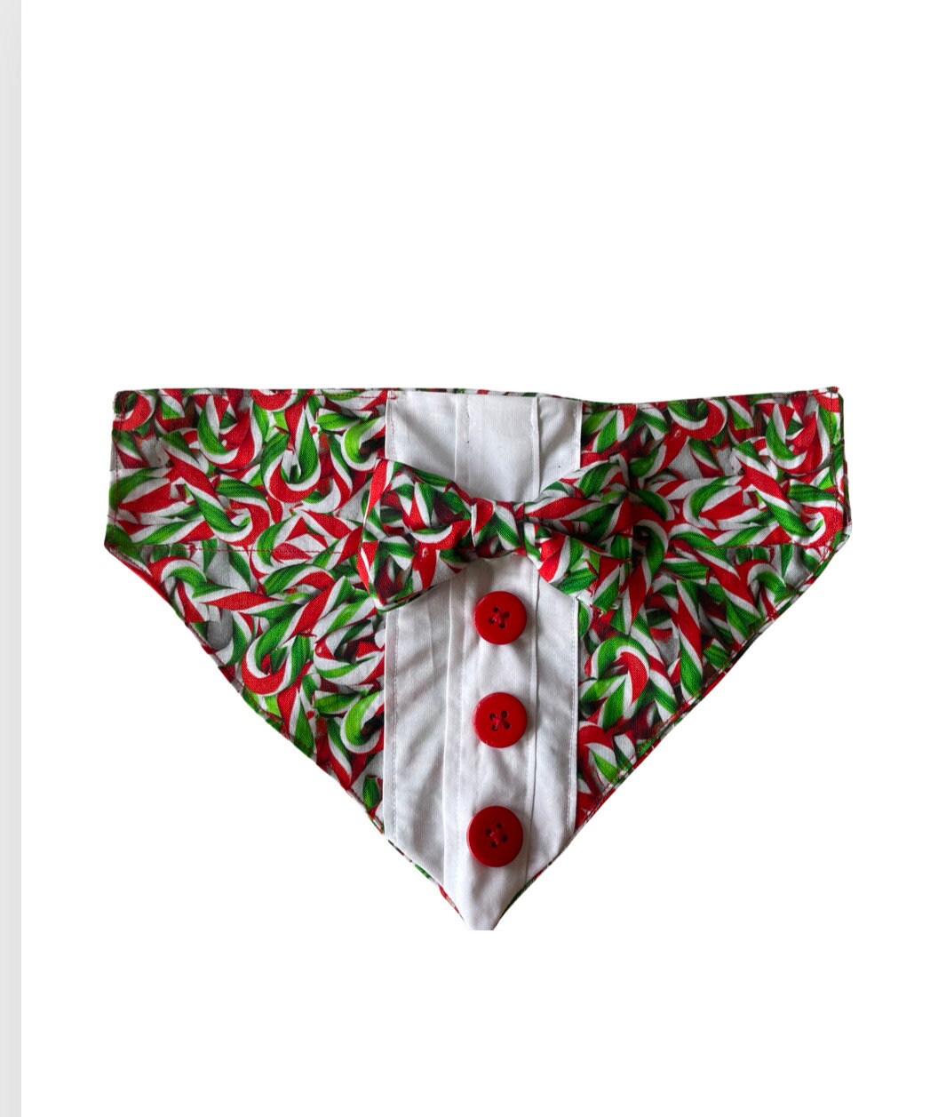 Christmas Dog Bandana, Santa Bandana For Dogs, Reversible Bandana, Christmas Dog Clothes, Cat Bandana For Christmas, Pet Bandanas