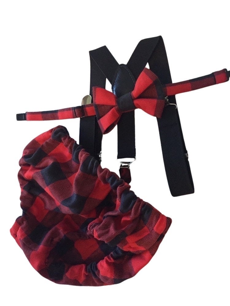 Lumberjack Diaper Cover, Buffalo Plaid First Birthday Outfit, Wild One Cake Smash, First Birthday Boy