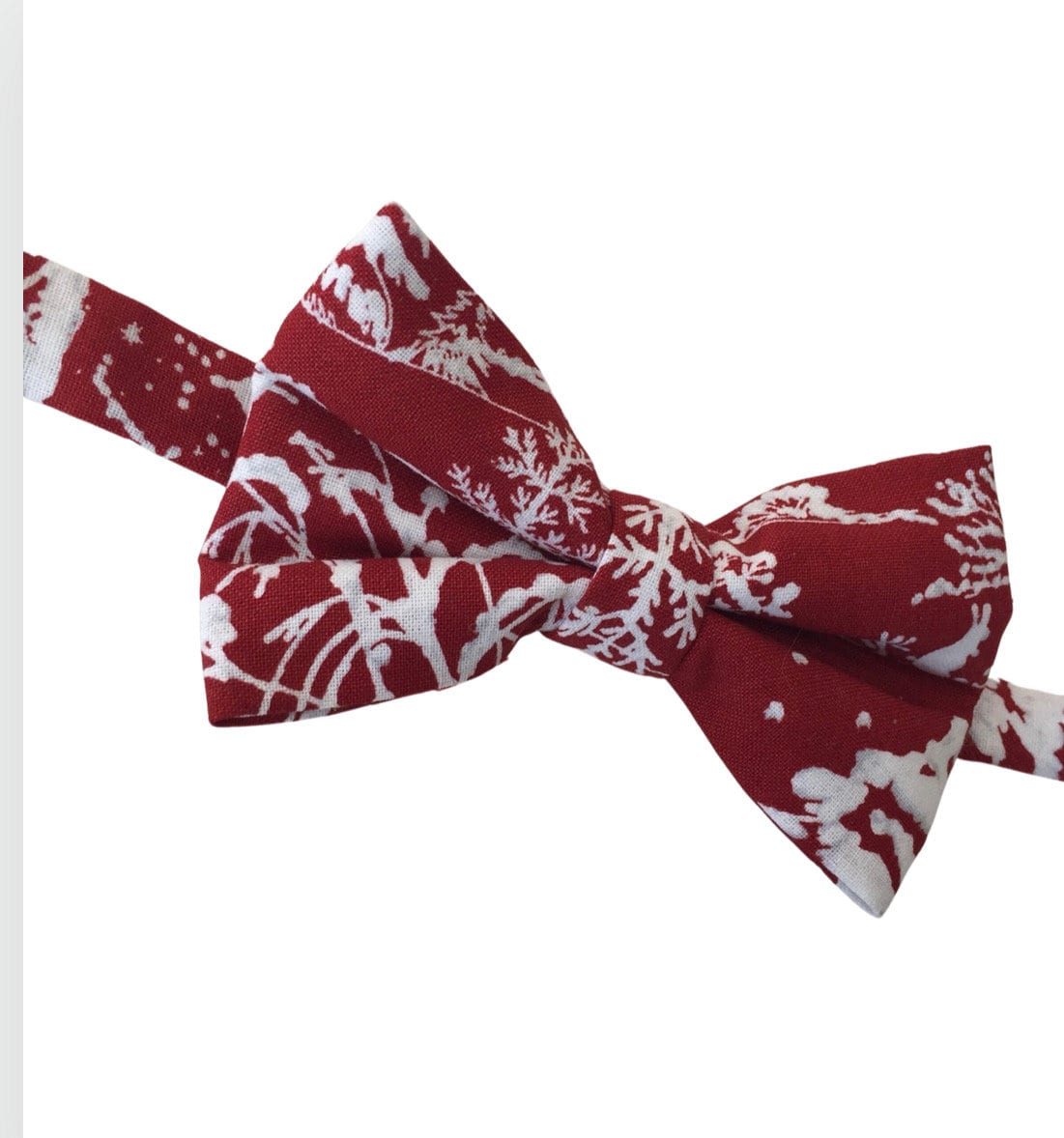 Red & White bow tie, Christmas tree bow tie, red bow tie, boy's red bow tie, boy's bow tie, baby bow tie, toddler tie, christmas bow tie