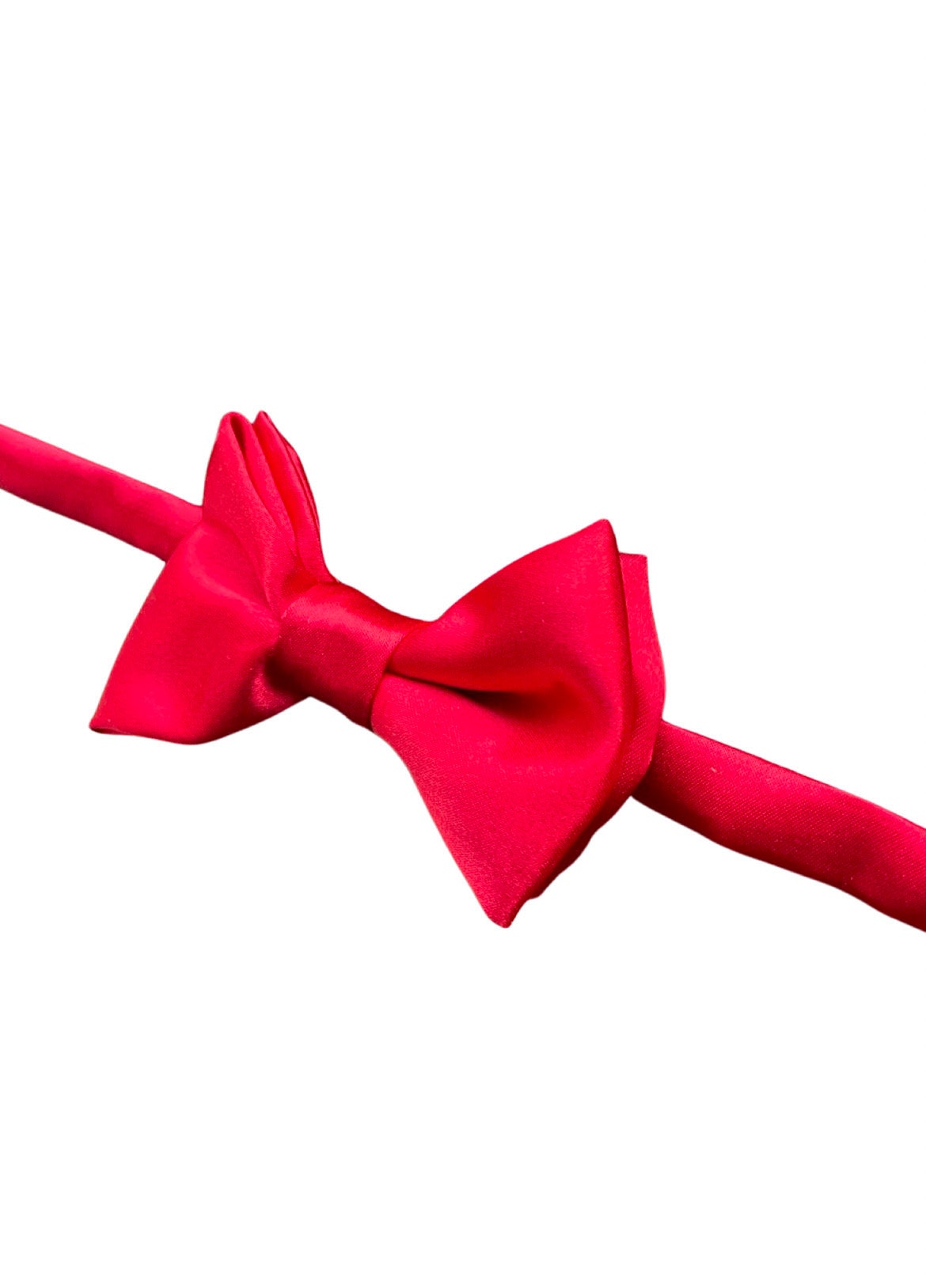 Christmas baby bow tie, Christmas bow tie, red bow tie, red satin bow tie, baby bow tie, red baby bow tie, red toddler bow tie, holiday bow