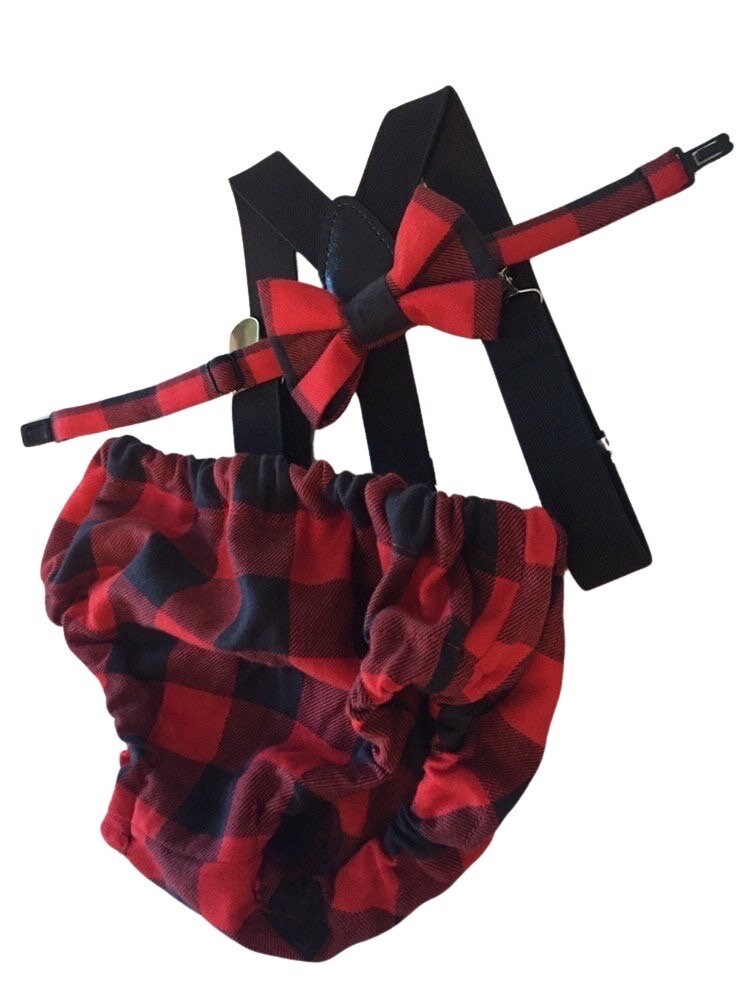 Lumberjack Diaper Cover, Buffalo Plaid First Birthday Outfit, Wild One Cake Smash, First Birthday Boy
