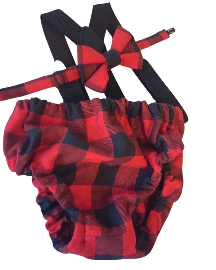 Lumberjack Diaper Cover, Buffalo Plaid First Birthday Outfit, Wild One Cake Smash, First Birthday Boy