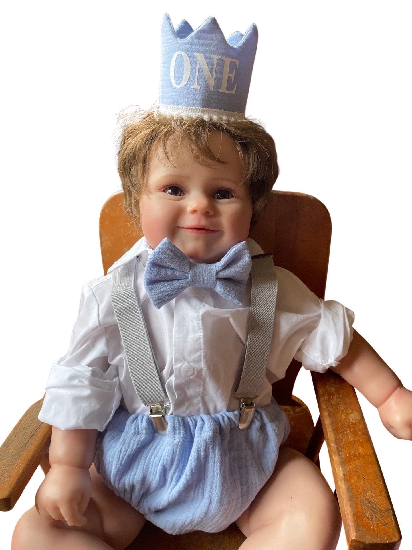 Boys Cake smash outfit | first Birthday party prop for boys | Overalls | Diaper Cover photography photo props | Sitter Romper