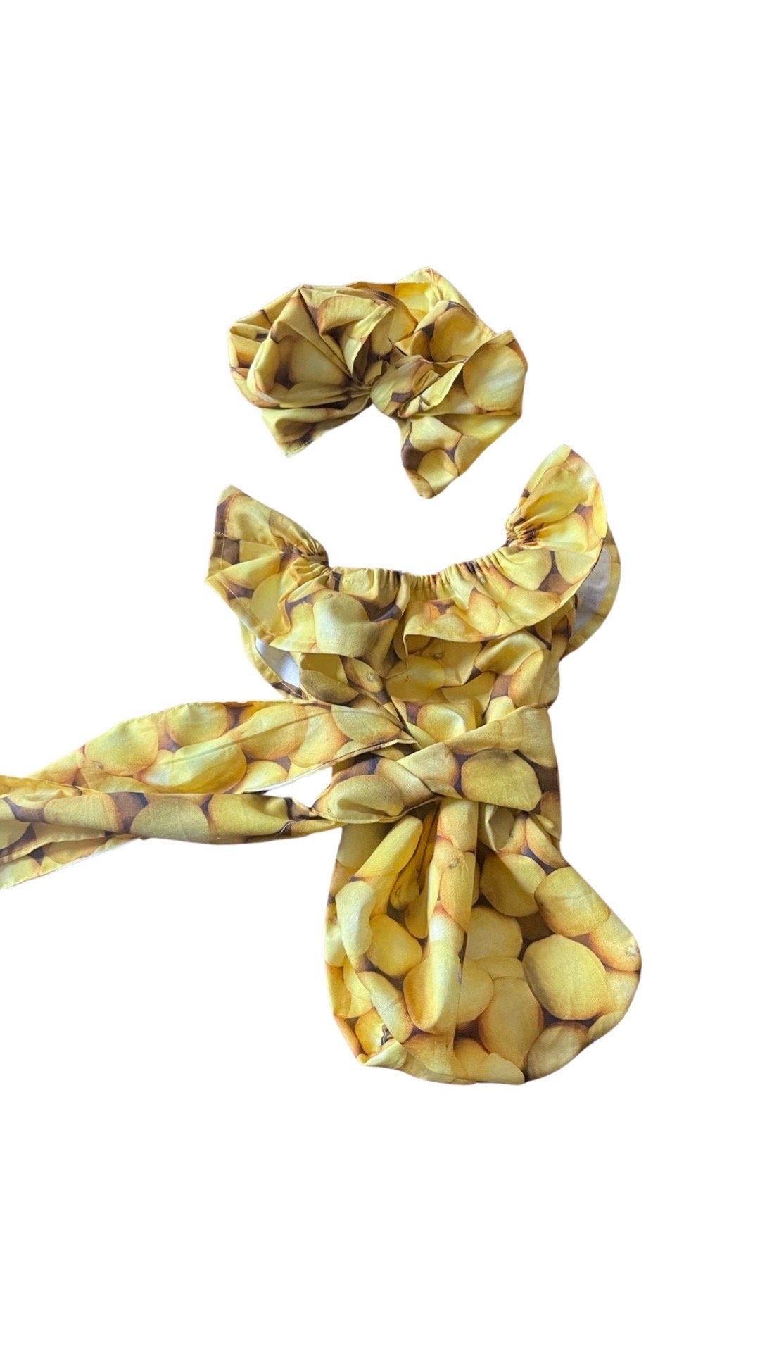 Lemon baby romper // Organic baby clothes // baby girl clothes / baby playsuit / baby clothing / bubble romper / summer baby clothes