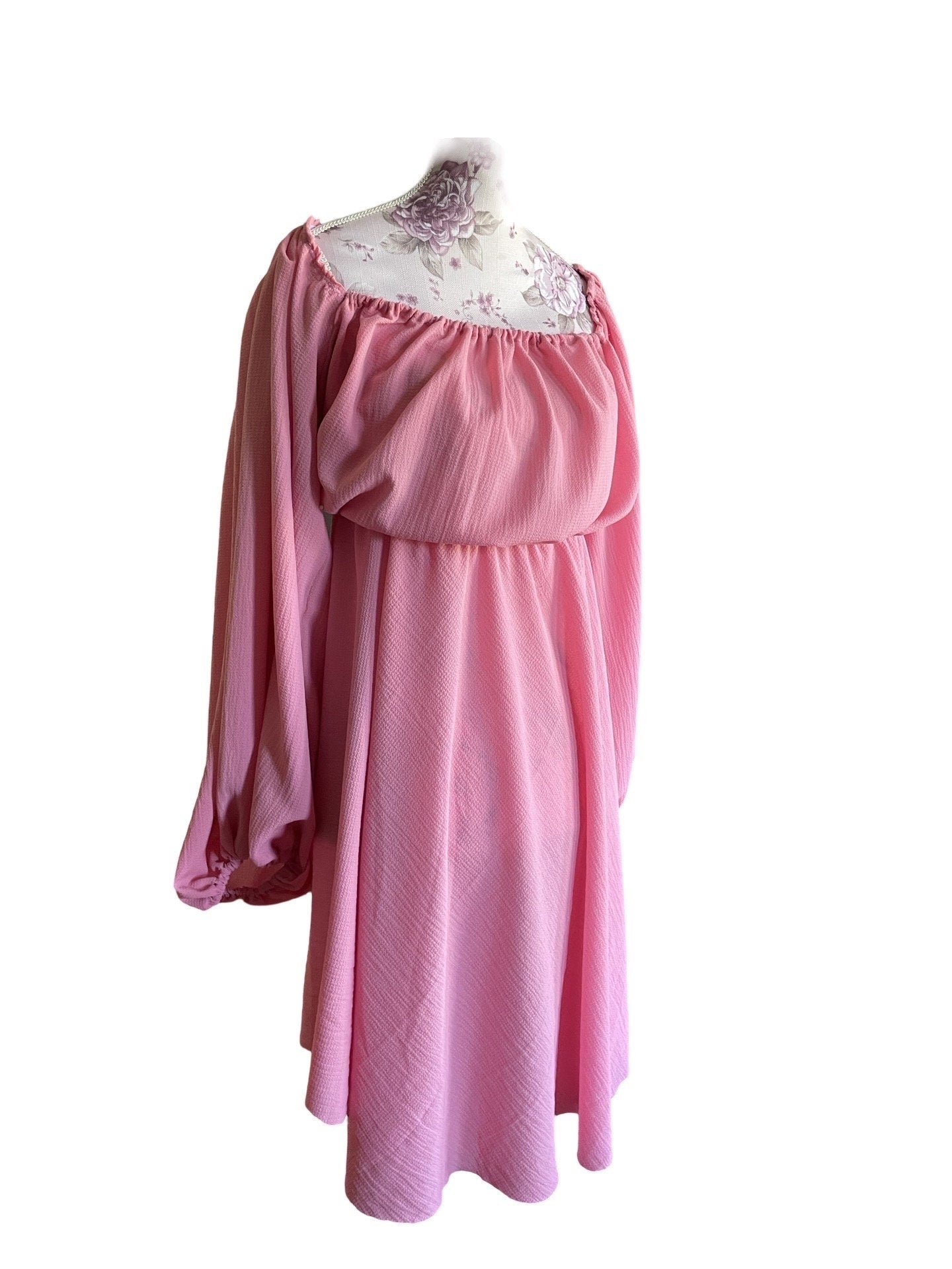 Maternity Dress for Baby Shower | maternity dress for photo shoot | Maternity Gown available in + 10 color | off shoulder puff sleeve dress