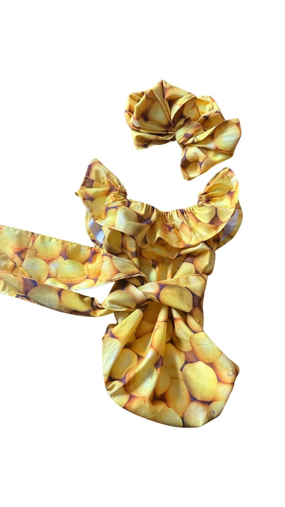 Lemon baby romper // Organic baby clothes // baby girl clothes / baby playsuit / baby clothing / bubble romper / summer baby clothes