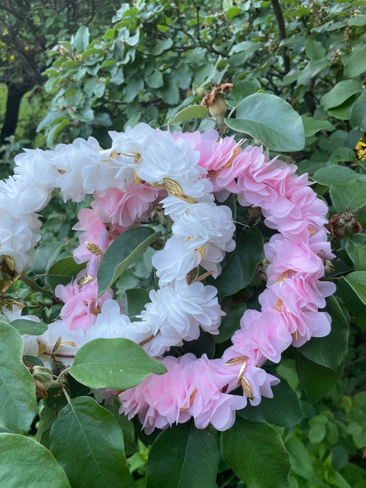 Pink Flower Crown, wedding, bridal headpiece, hair accessory, flower wreath, hair wreath, floral