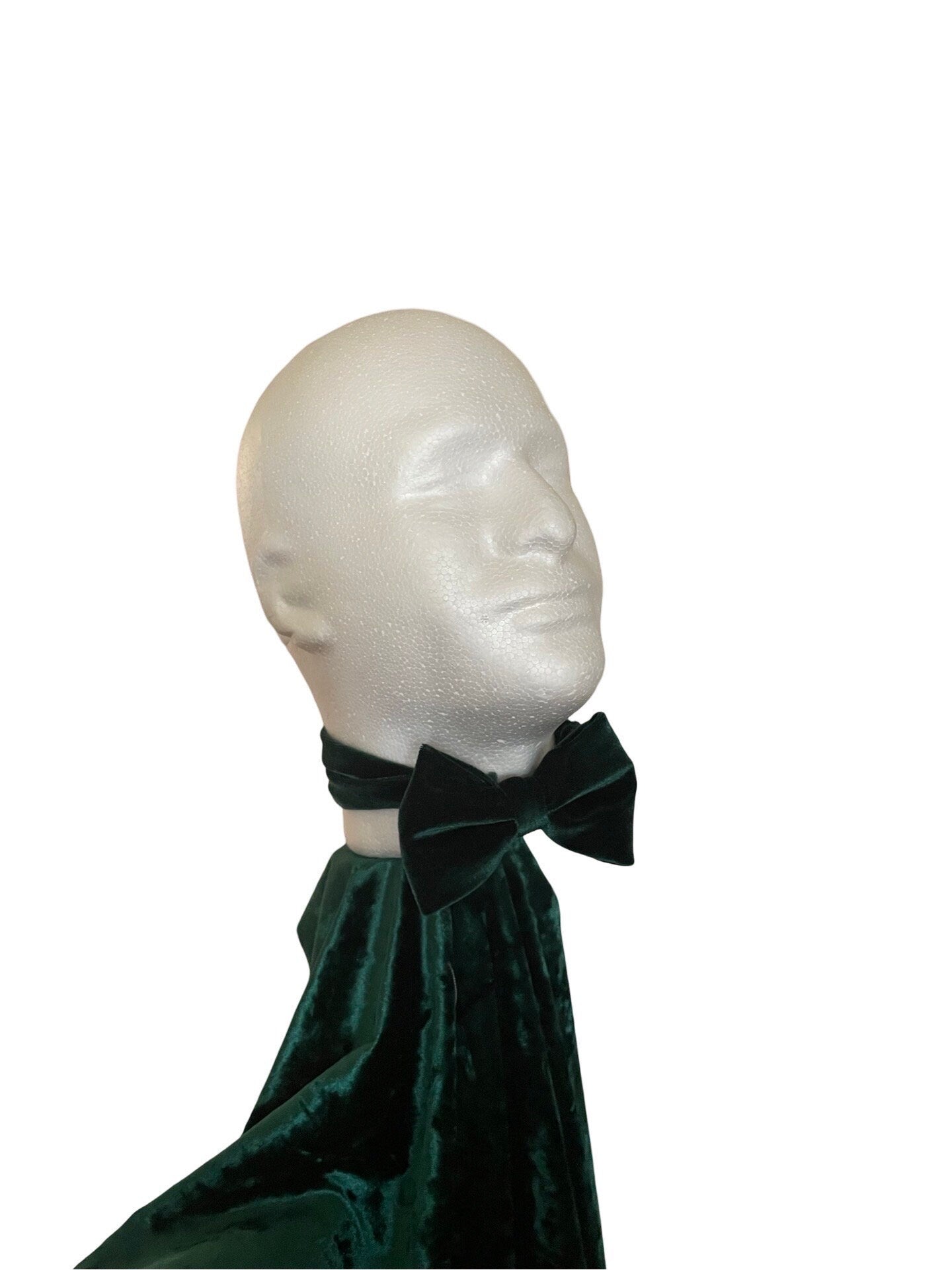 Velvet Bow Tie - Butterfly Bow Tie, Wedding Bow Tie, Groomsmen, Prom & Formal Events. Pre-Tied Bow Tie, Handmade