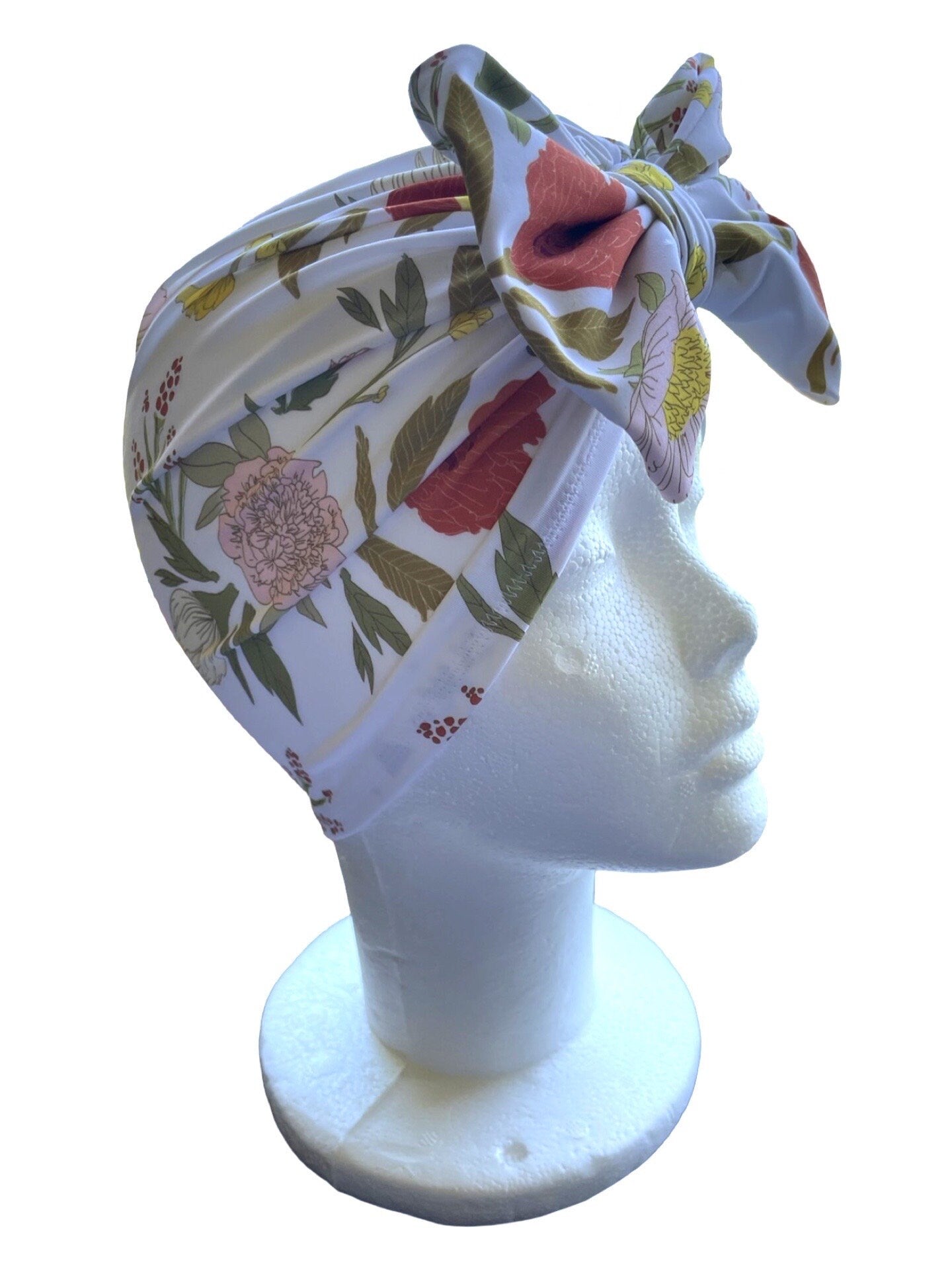Willow Baby Swim Turban Hat | Floral Swim Cap | Baby to adult Swimsuit Headwrap