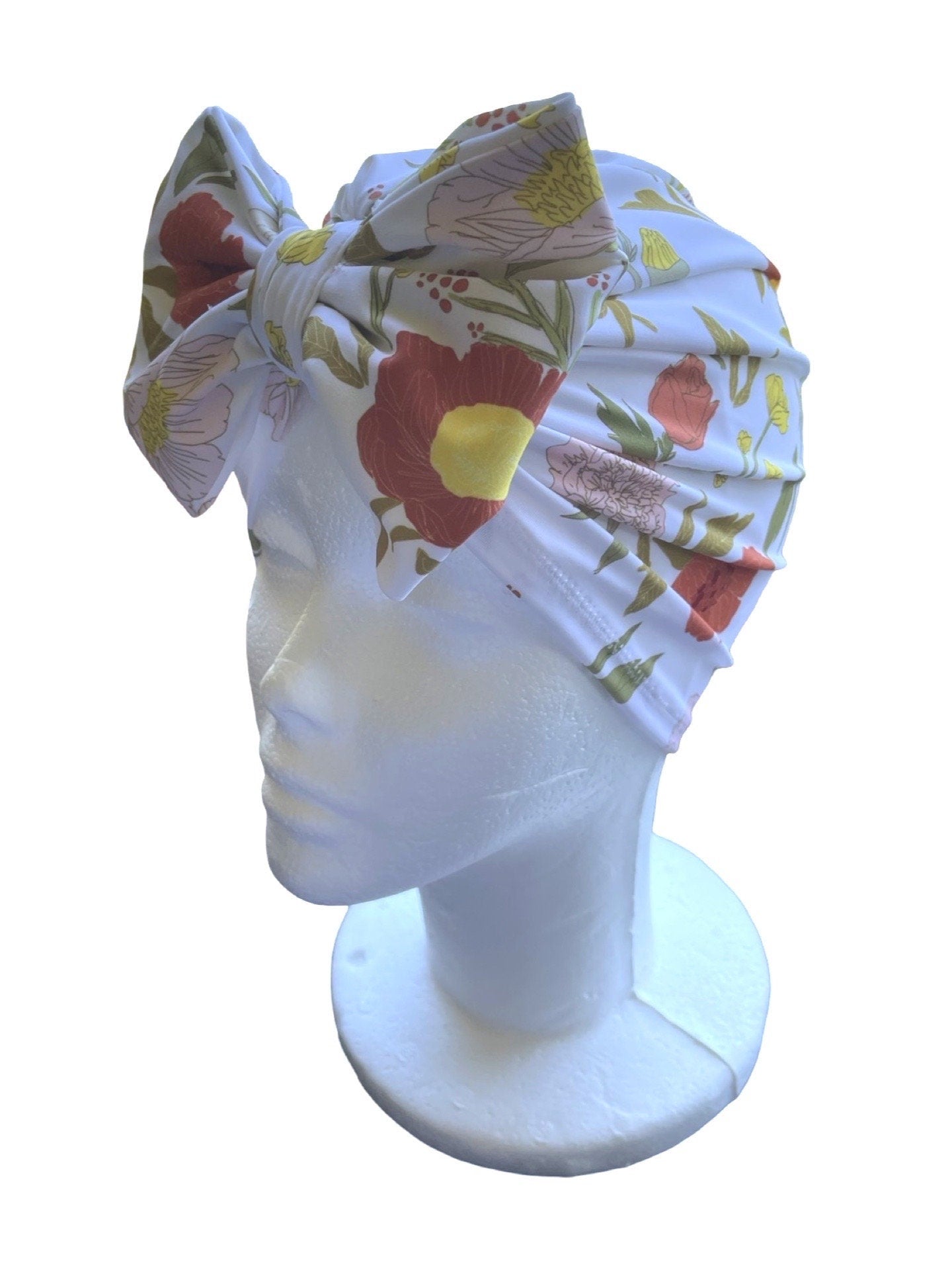 Willow Baby Swim Turban Hat | Floral Swim Cap | Baby to adult Swimsuit Headwrap