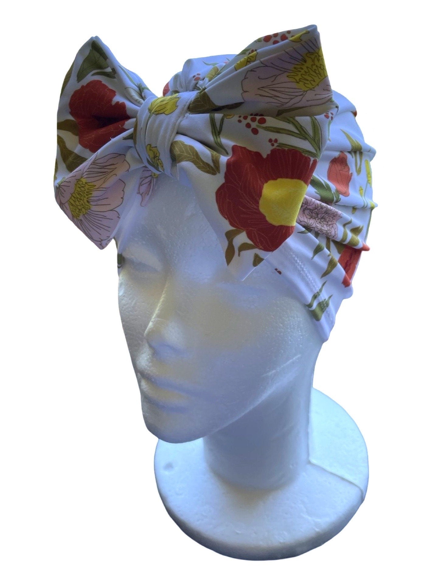 Willow Baby Swim Turban Hat | Floral Swim Cap | Baby to adult Swimsuit Headwrap