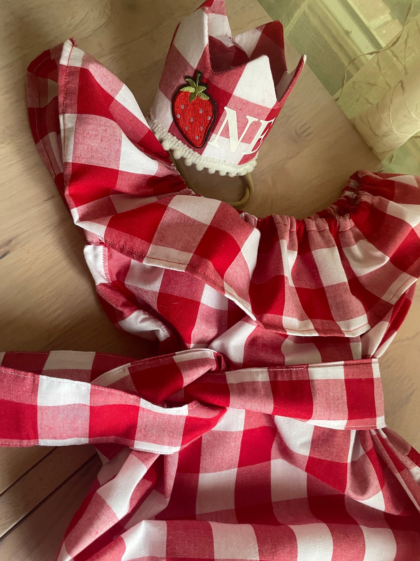 Strawberry First Birthday Outfit Berry First Birthday Theme Party Berry 1st Birthday Crown for Girl Strawberry Outfit for One Year Old