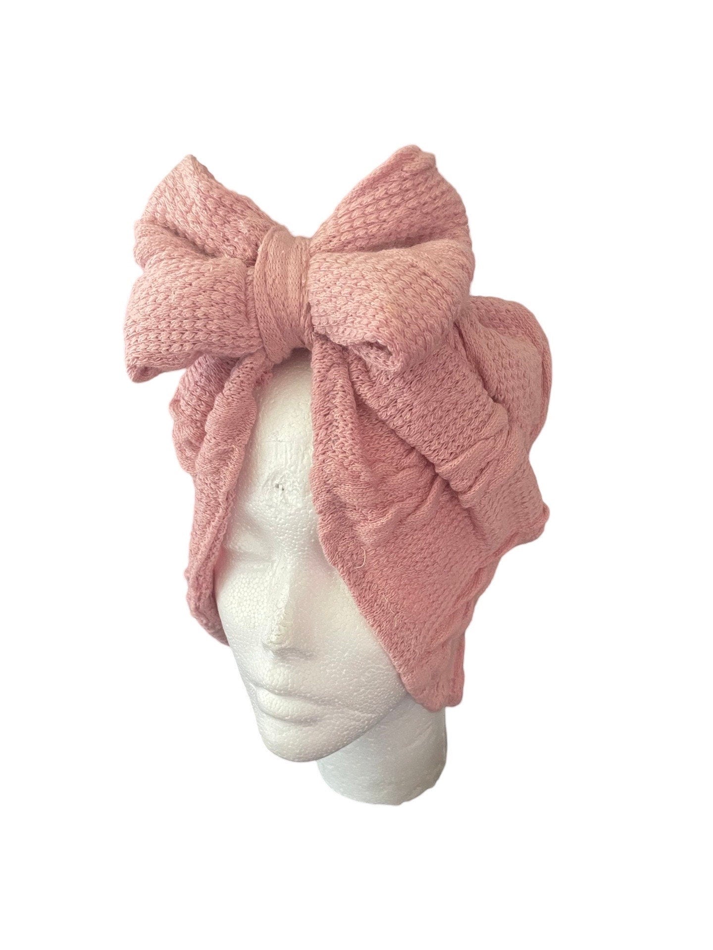 FALL | WINTER stylis and Comfortable Pre-Tied Turban, Hair Protection, Boho turban hat Cable  Knit |Headwrap|boho| chemo gift| winter hat