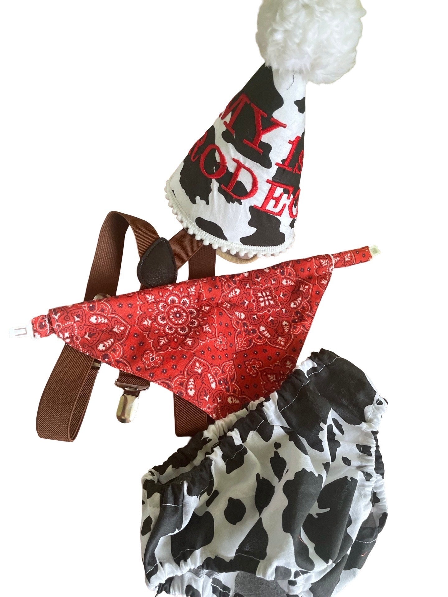 My First Rodeo, Wild One, First Birthday Outfit, Cowboy Party crown farm theme, Cake Smash Photoshoot, Western Country 1st Baby Boy Bloomer