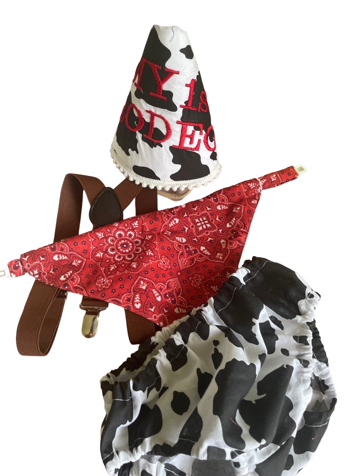 My First Rodeo, Wild One, First Birthday Outfit, Cowboy Party crown farm theme, Cake Smash Photoshoot, Western Country 1st Baby Boy Bloomer