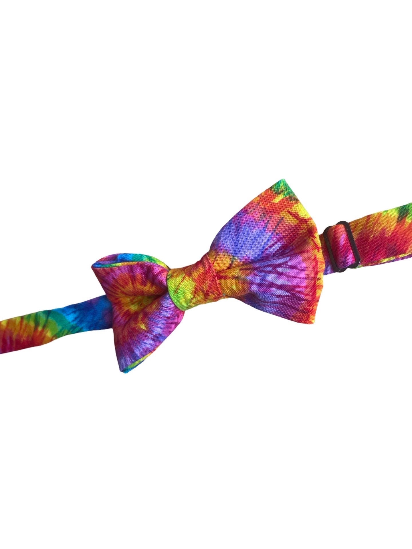 Tie Dye Bow Tie! Cotton Bow Ties. Handmade Fun Colours & Patterns. For Parties, weddings, Work, and Groomsmen. Easy to use.
