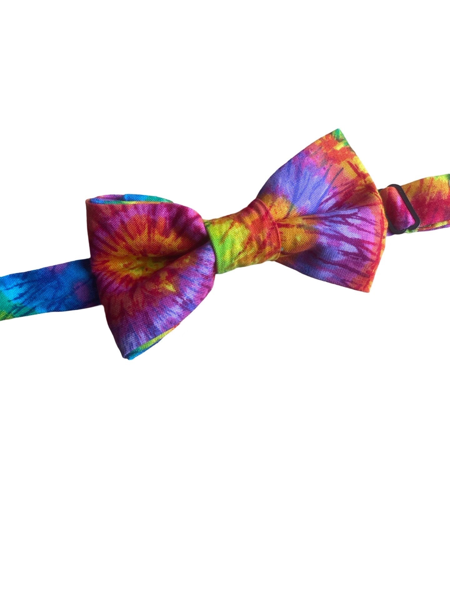 Tie Dye Bow Tie! Cotton Bow Ties. Handmade Fun Colours & Patterns. For Parties, weddings, Work, and Groomsmen. Easy to use.