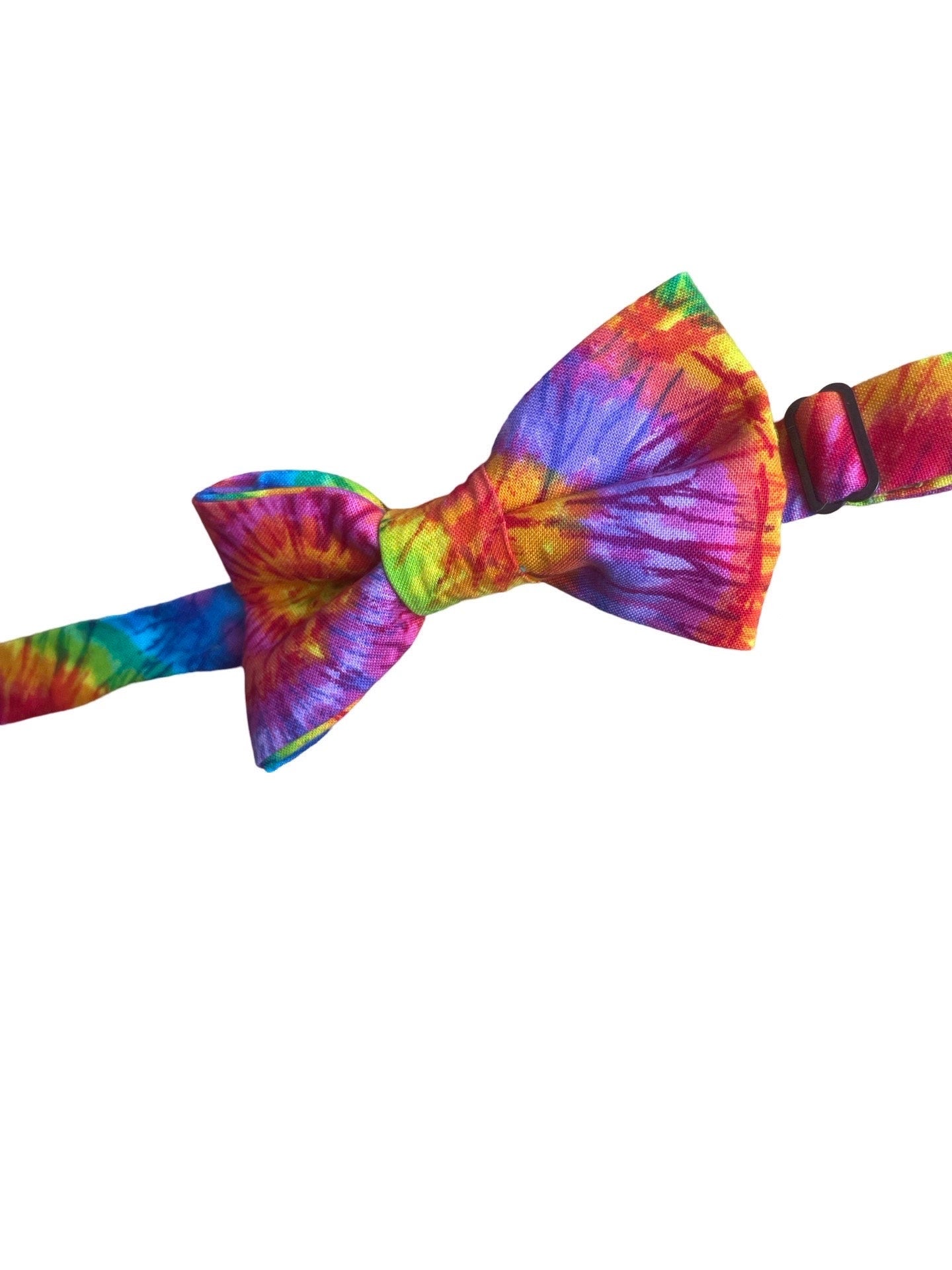 Tie Dye Bow Tie! Cotton Bow Ties. Handmade Fun Colours & Patterns. For Parties, weddings, Work, and Groomsmen. Easy to use.