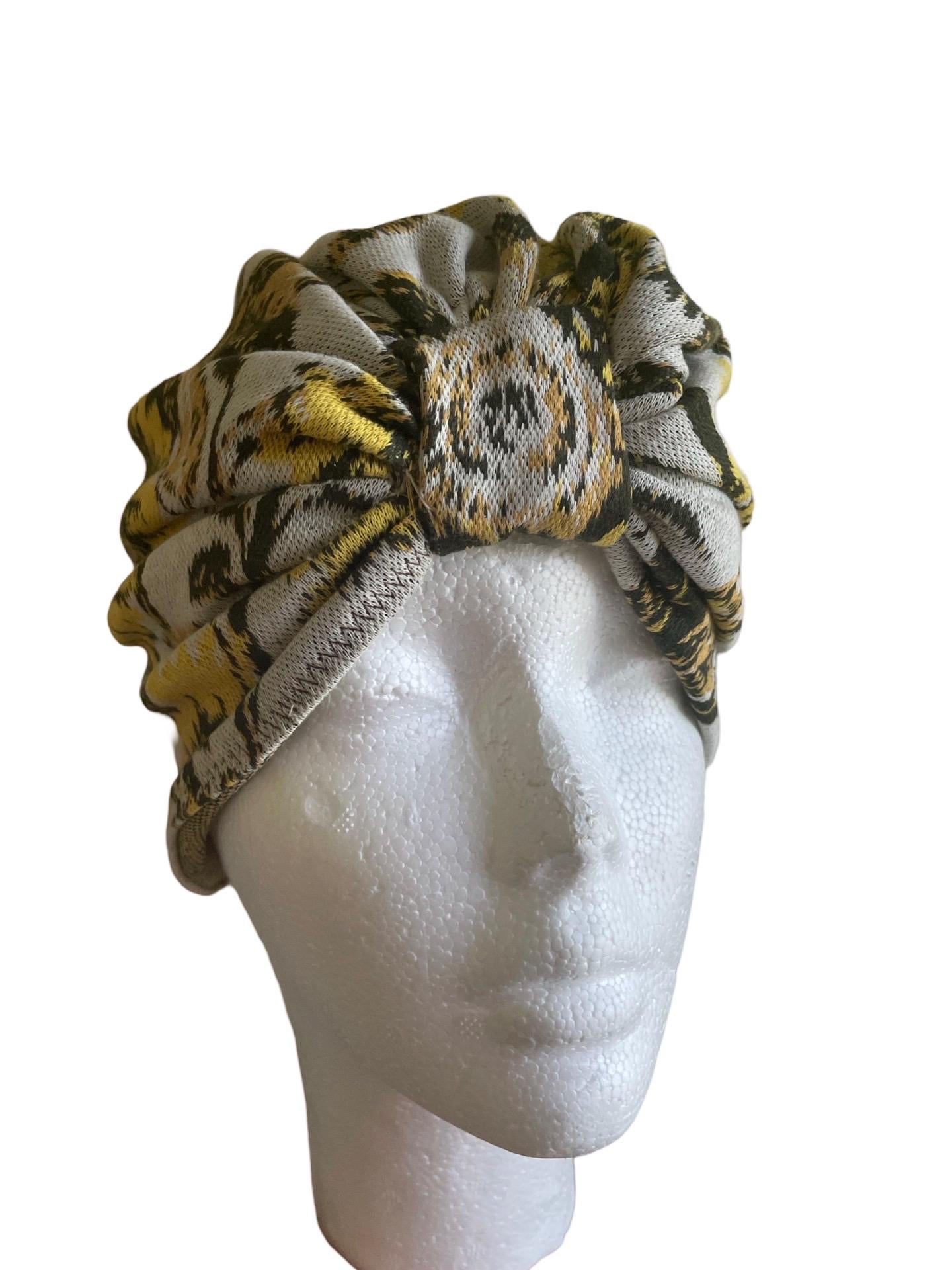 Sunflower 1930s Turban Hat for Women and Girls Turban